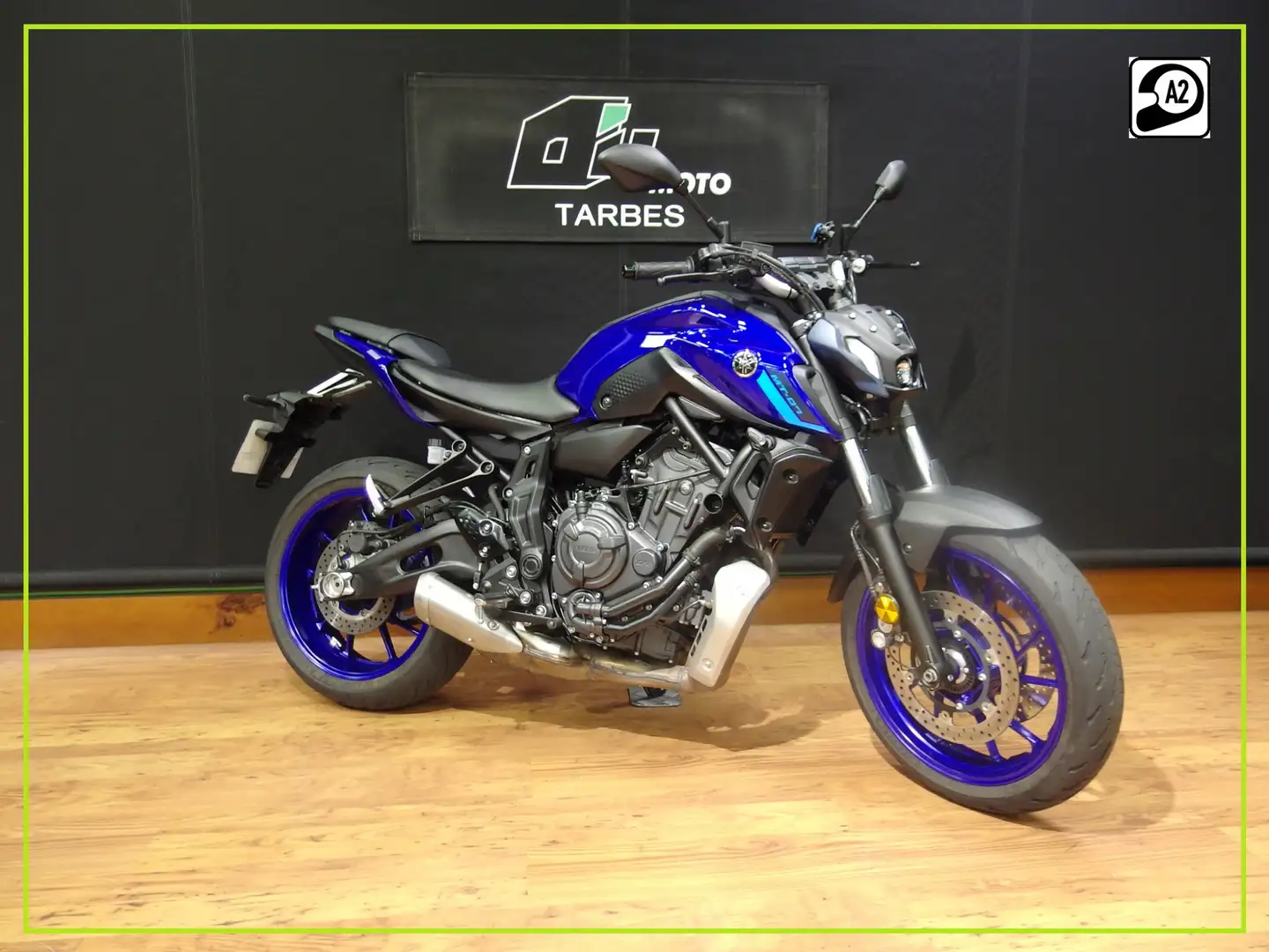 Yamaha MT-07 Bleu - 1