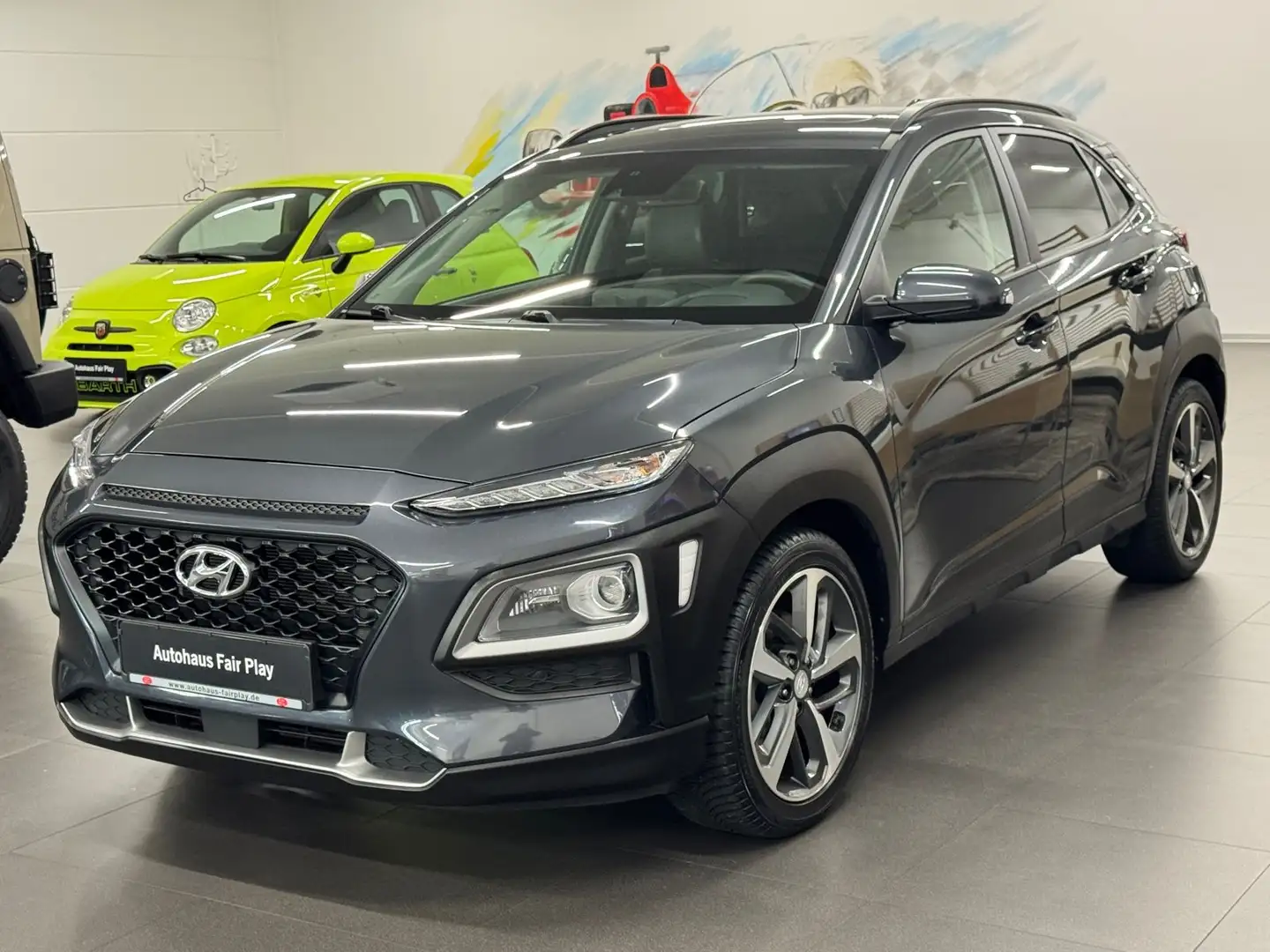 Hyundai KONA Premium AUT/SITZKLIMA/CARPLAY/U-FREI/1.HD! Grau - 1