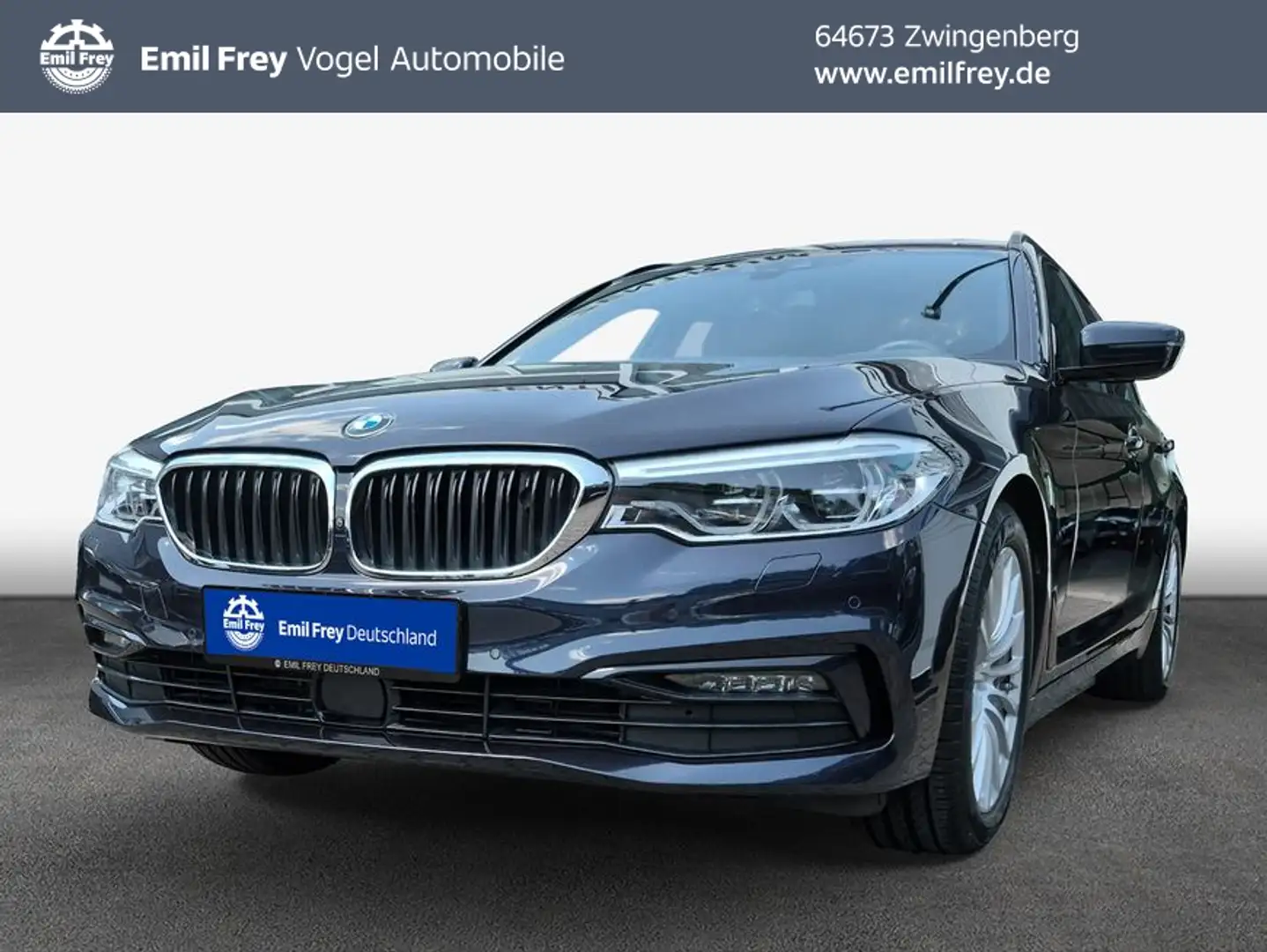 BMW 520 d Touring Aut. Sport Line, LRH, Glasdach Blau - 1