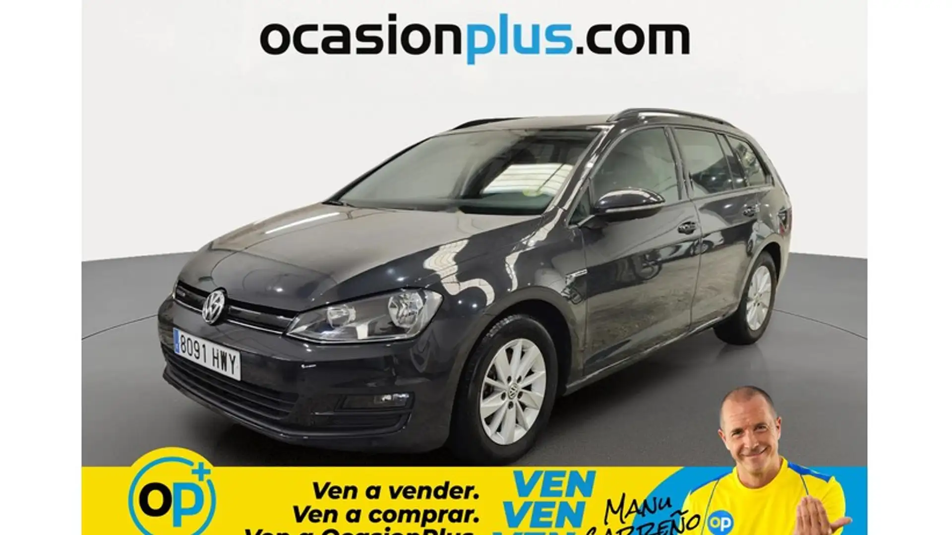 Volkswagen Golf Variant 1.6TDI CR BM Business&Navi 110 Gris - 1