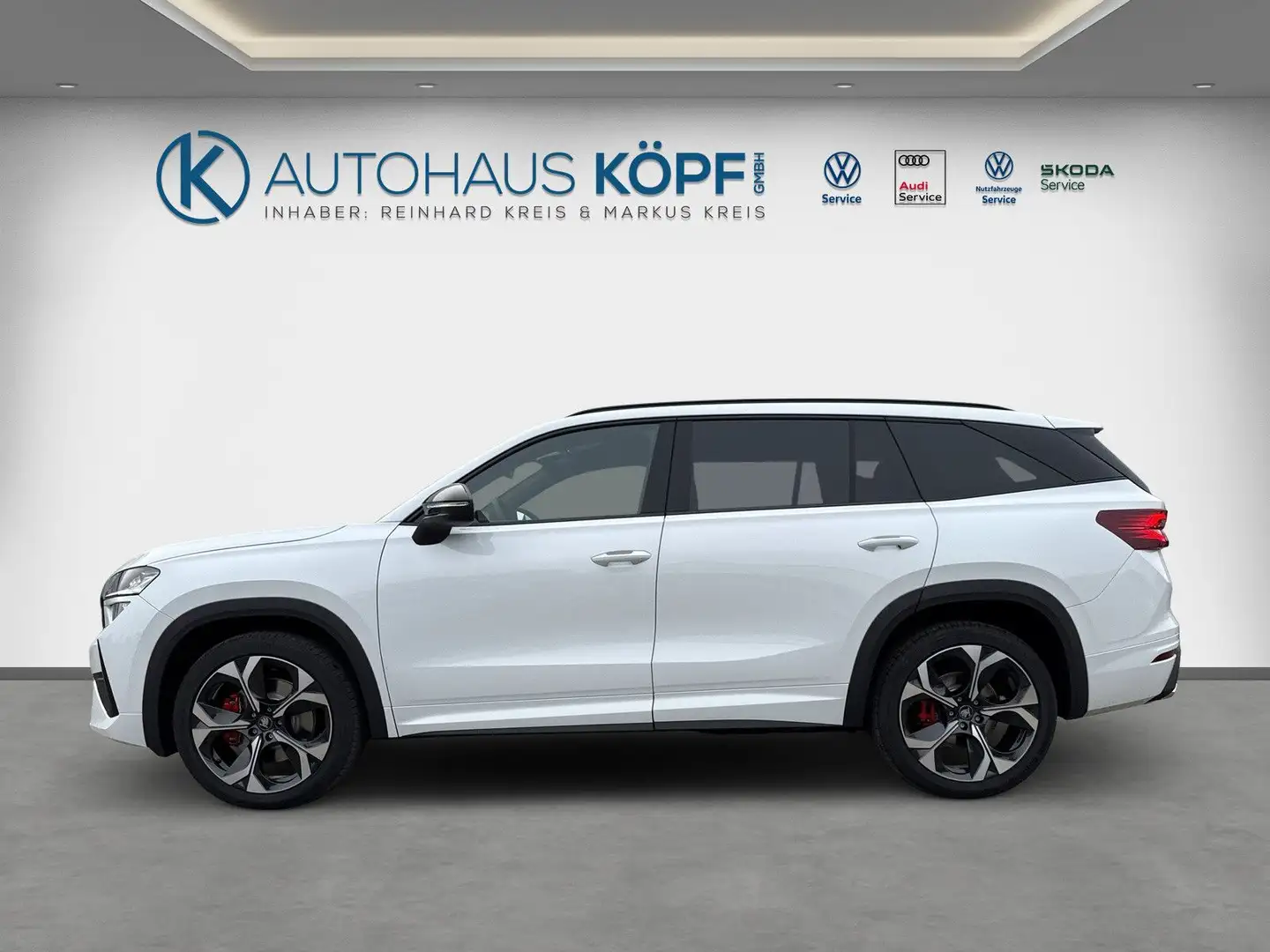 Skoda Kodiaq RS 2.0 TSI 265PS 4x4 Matrix Canton AHK Weiß - 2