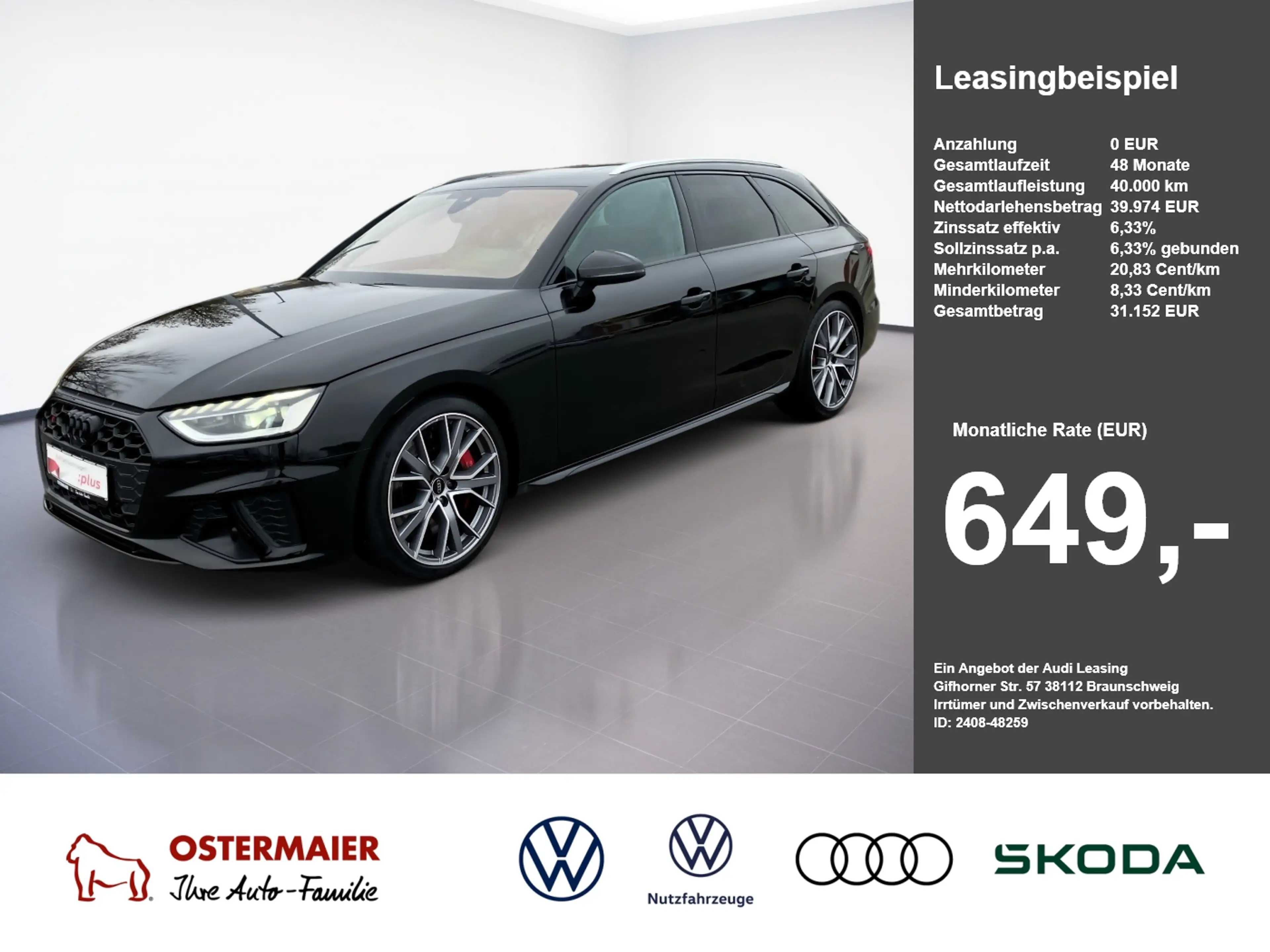 Audi S4 Avant 3.0TDI 341PS QUATTRO PANO.B&O.MATRIX.AHK.SHZ