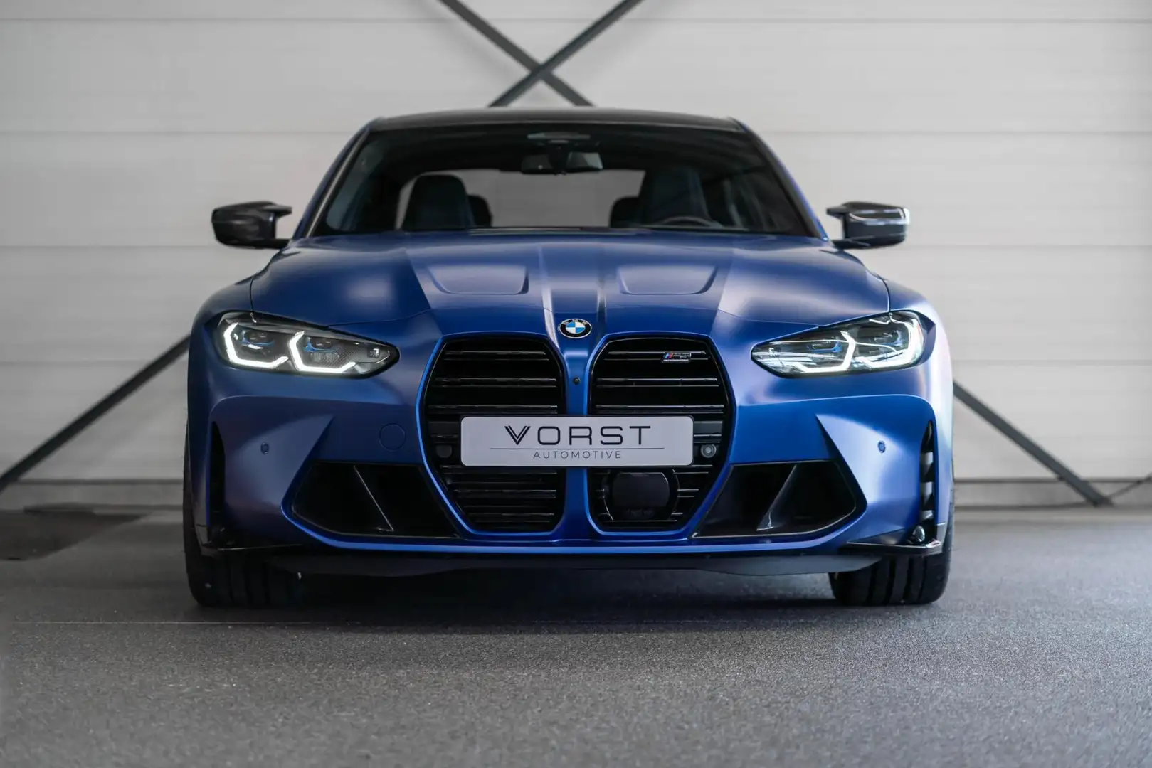 BMW M3 3-serie xDrive Competition Track-Pack Carbon Bucke Bleu - 2