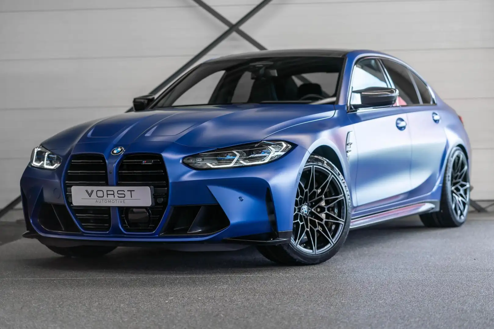 BMW M3 3-serie xDrive Competition Track-Pack Carbon Bucke Bleu - 1