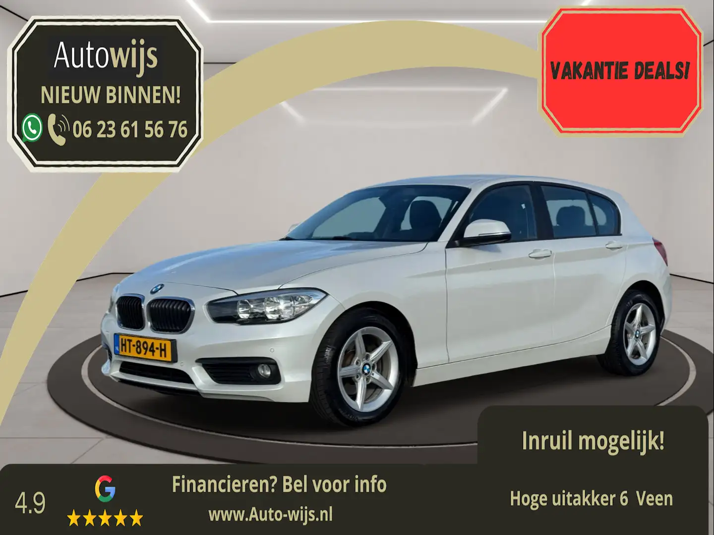BMW 118 1-serie 118i EDE Corporate Essential|Leder|AUT|Cam Wit - 1