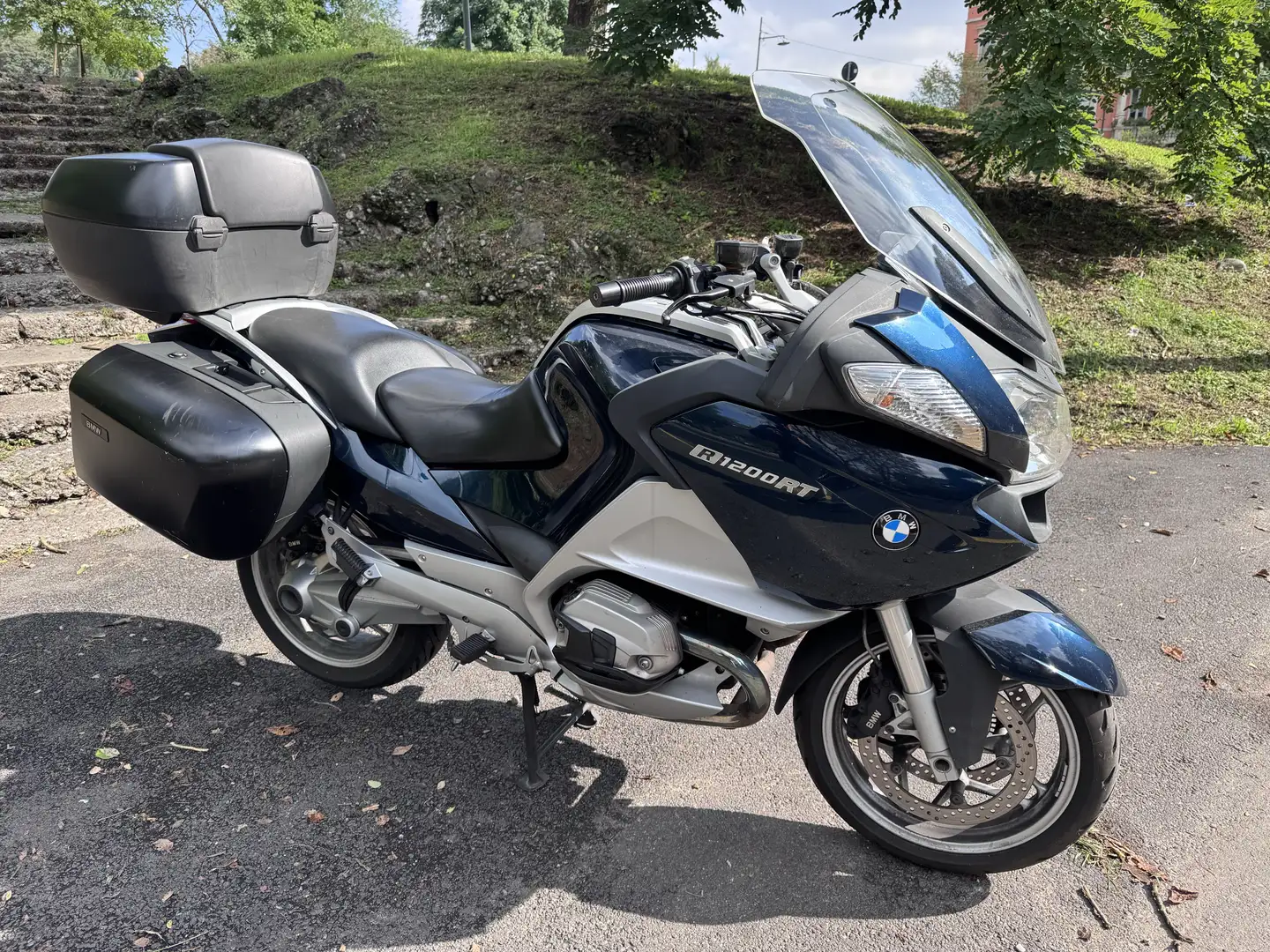 BMW R 1200 RT nuovo sistema distribuz BIALBERO raffreddam aria Blu/Azzurro - 1