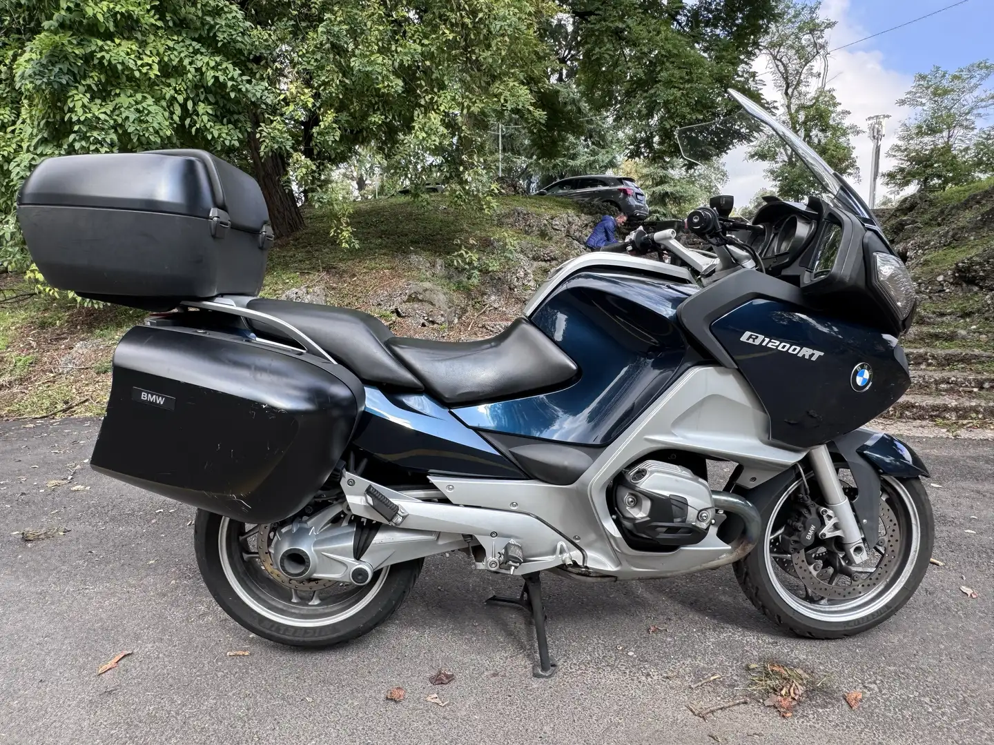 BMW R 1200 RT nuovo sistema distribuz BIALBERO raffreddam aria Blu/Azzurro - 2