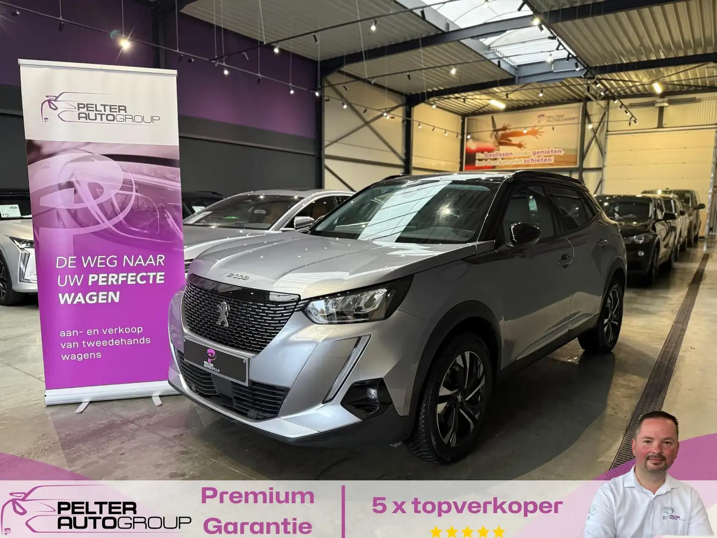 Peugeot 2008 1.5 BlueHDi Allure Pack GPS Camera Xenon Šedá - 1