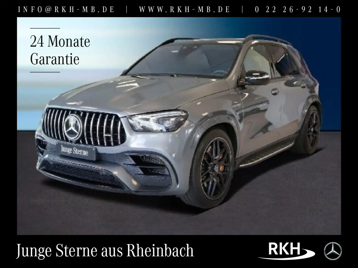 Mercedes-Benz GLE 63 AMG AMG GLE 63 S 4M+ Night/Distr/Pano/AHK/360°/Abgas Szary - 1