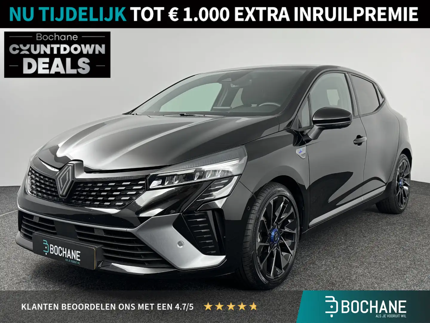 Renault Clio 1.6 E-Tech Full Hybrid 145 esprit Alpine Noir - 1