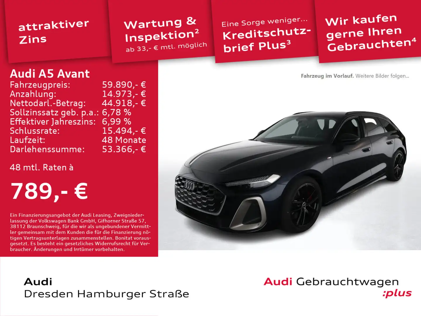 Audi A5 TDI quattro S tronic AHZV Head-up B&O Blau - 1