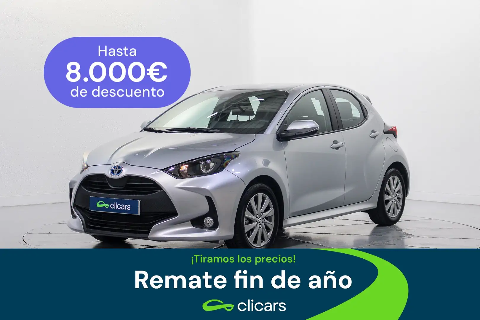 Toyota Yaris 120H 1.5 Active Tech Gris - 1