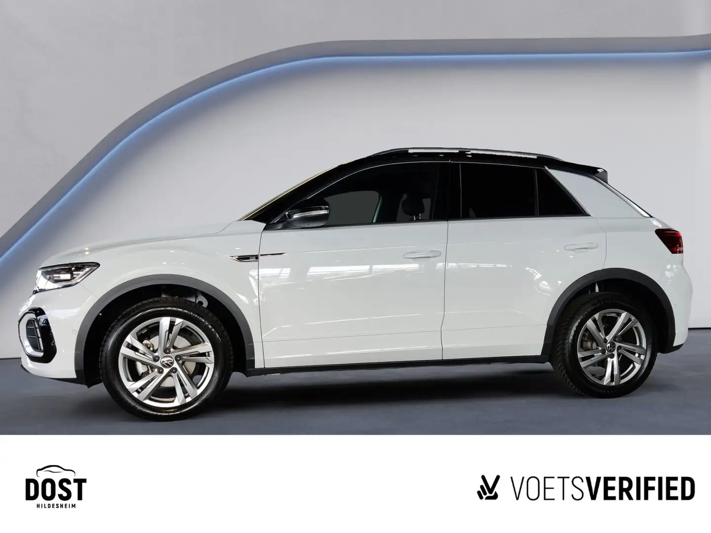 Volkswagen T-Roc 1.5 TSI R-Line DSG ACC+DAB+KAMERA+LED+NAVI Weiß - 2