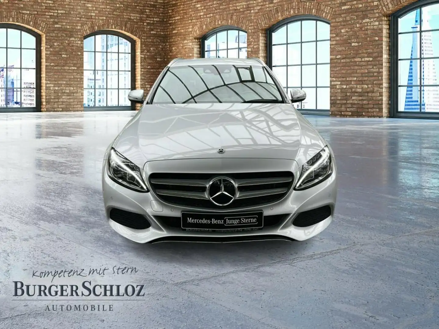 Mercedes-Benz C 220 T d 4MATIC Navi ACC PDC SHZ LED SpurH LM Silber - 2