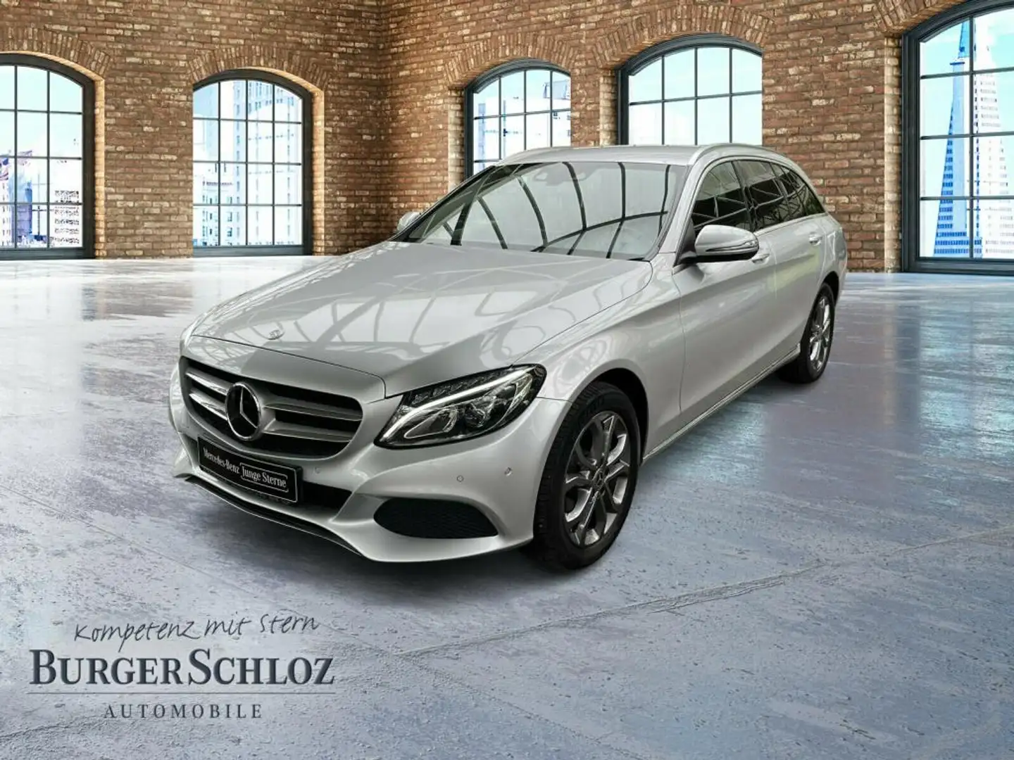 Mercedes-Benz C 220 T d 4MATIC Navi ACC PDC SHZ LED SpurH LM Silber - 1