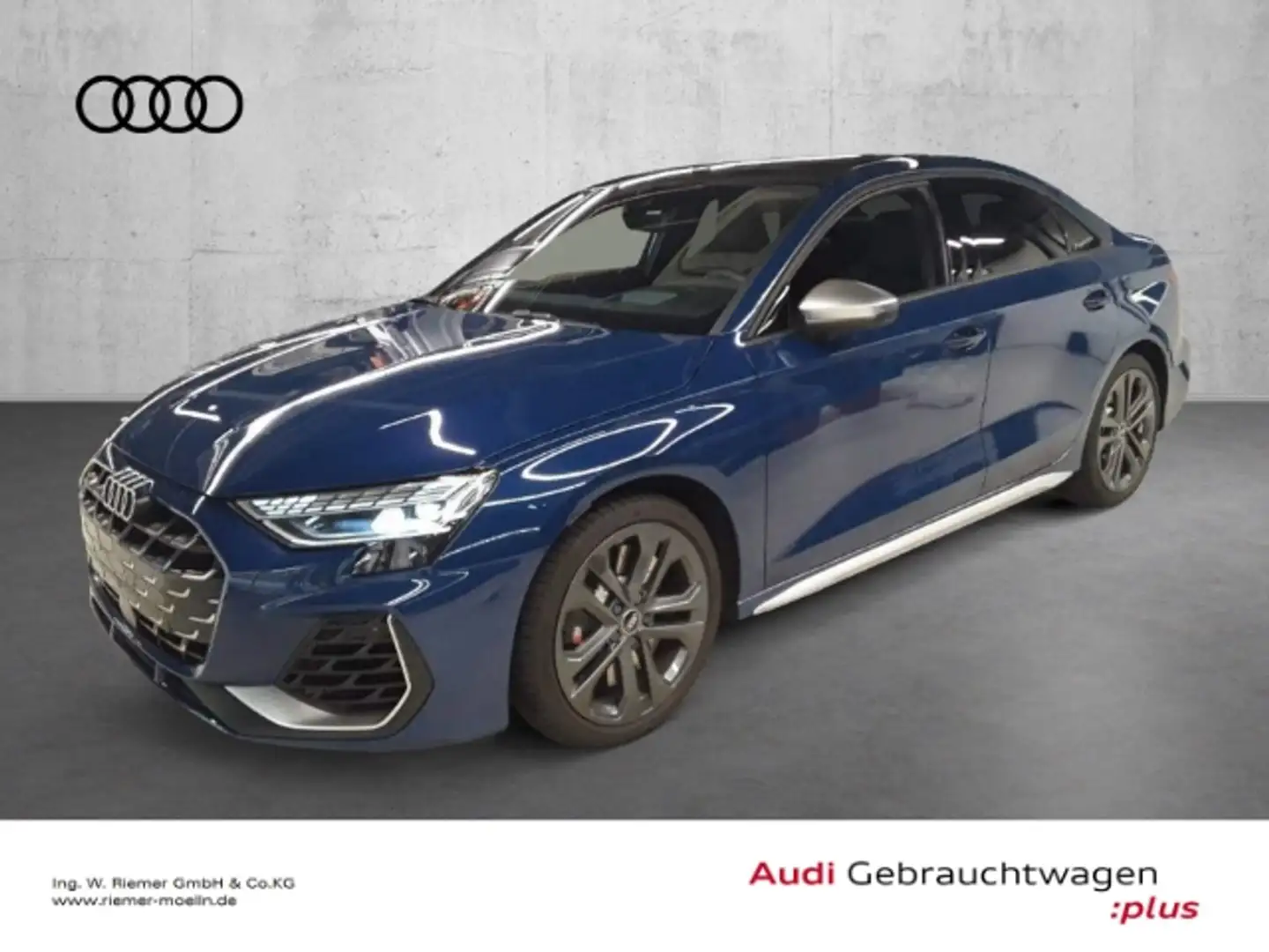 Audi S3 Limousine TFSI S tronic  Matrix*SONOS*ACC*Panorama Blau - 1