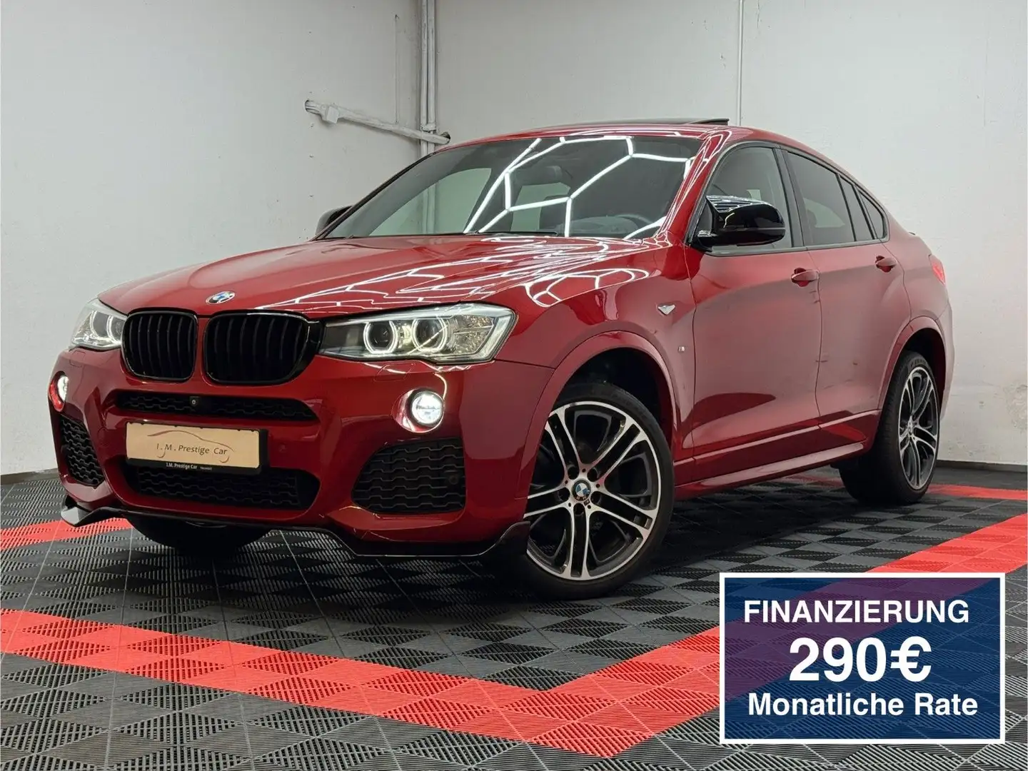 BMW X4 ´35i M Sport Paket GSD/HUD/AHK Deutsche Fahrz. Rot - 1