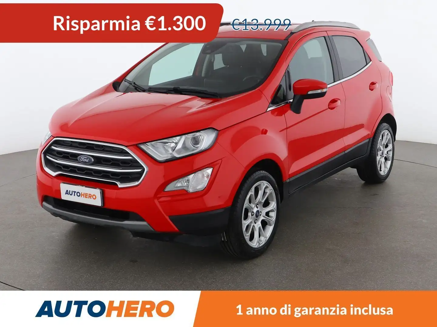 Ford EcoSport 1.0 EcoBoost Titanium Rosso - 1