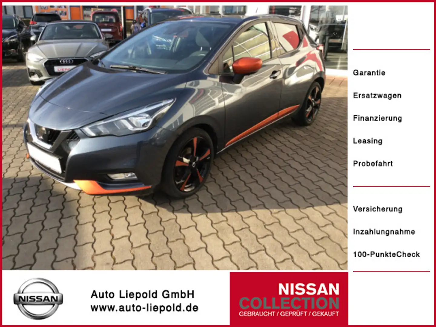 Nissan Micra 0.9 IG-T Tekna 90PS Sitzheizung Gris - 1