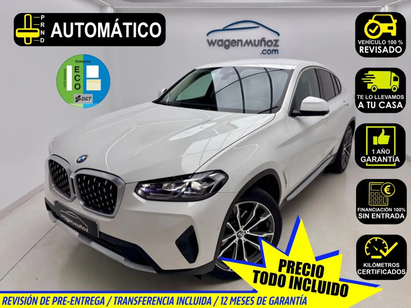 BMW X4 xDrive 20dA xLine Blanc - 1