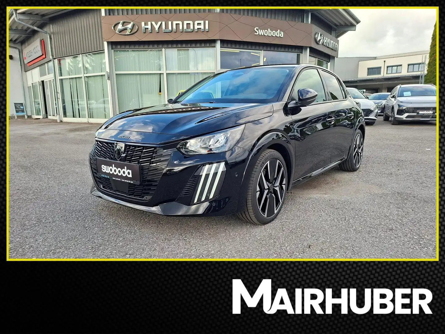 Peugeot 208 ALLURE Turbo 100 6-Gang-Manuell Schwarz - 1