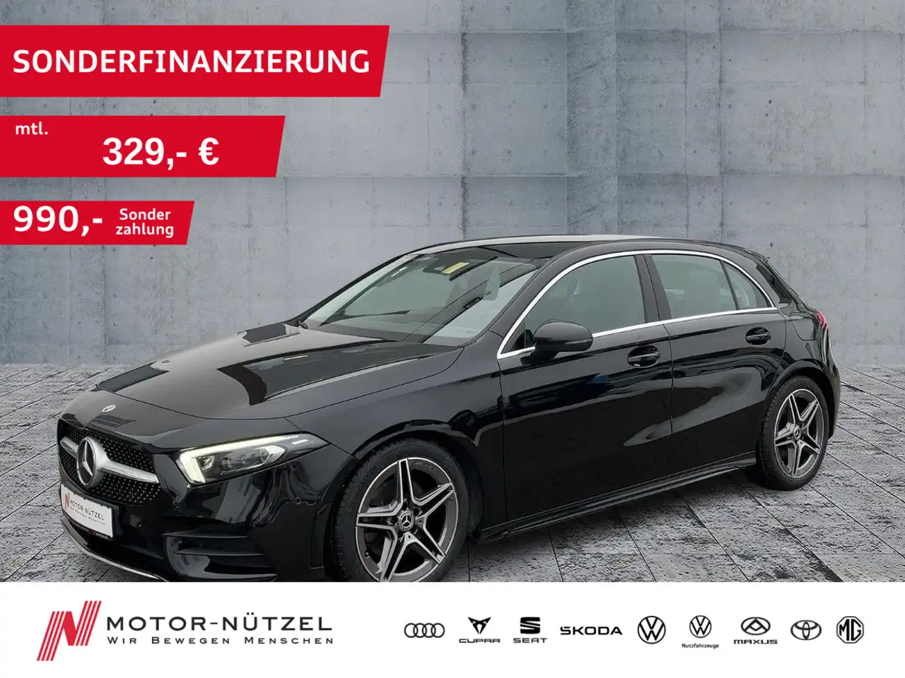 Mercedes-Benz A-Class d 4M AMG MULTIBEAM+NAV+SHZ+RFK+GRA+AHK+DAB