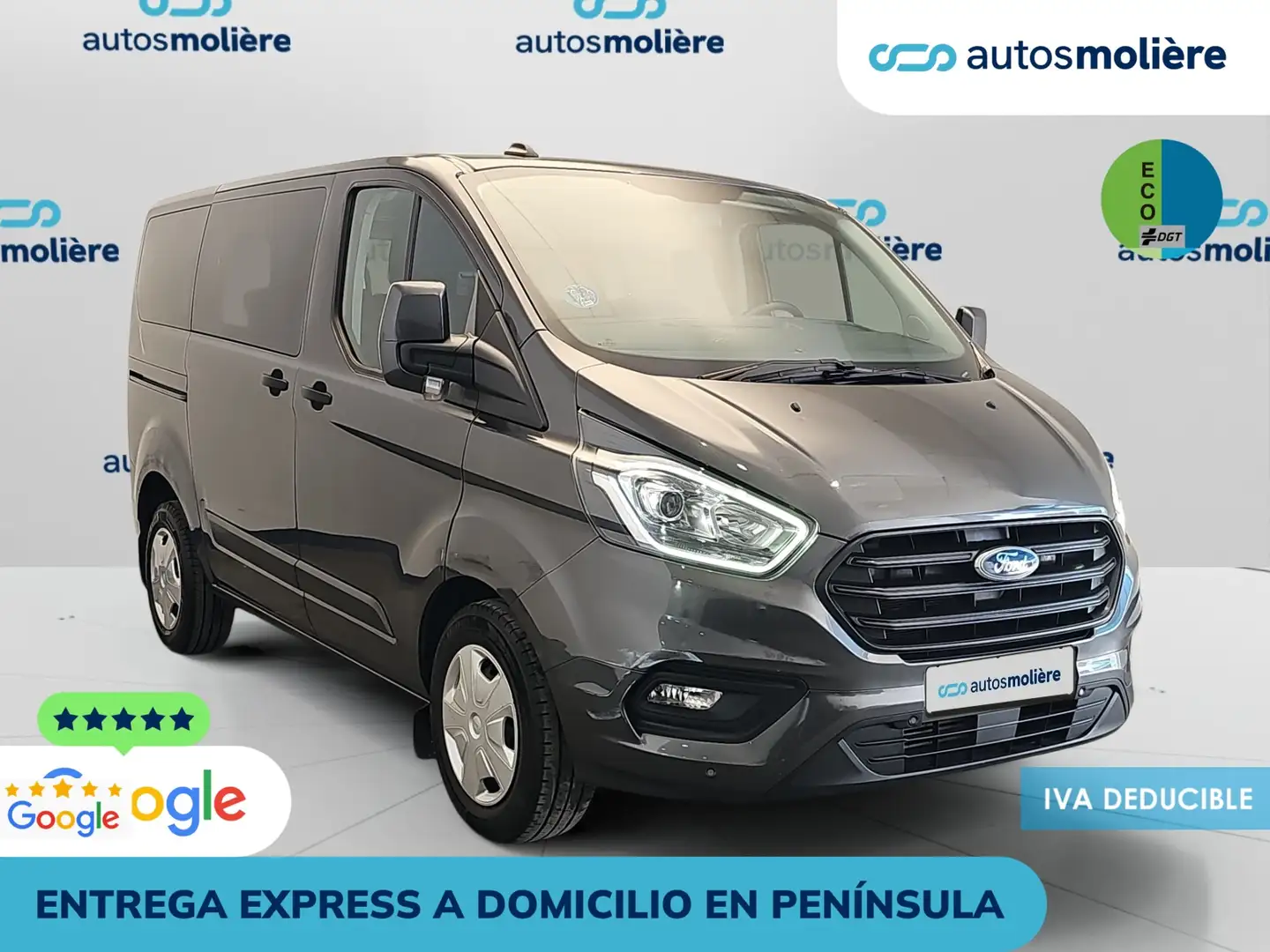 Ford Transit Custom FT 320 L1 Kombi Trend EcoBlue 130 Gris - 2