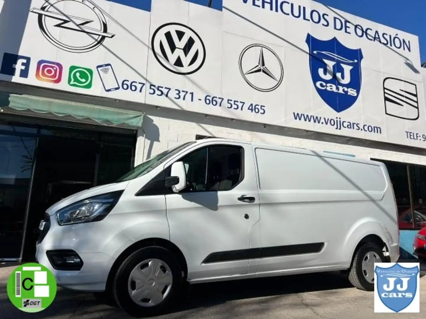 Ford Transit Custom L2 2.0Tdci 130cv Weiß - 1