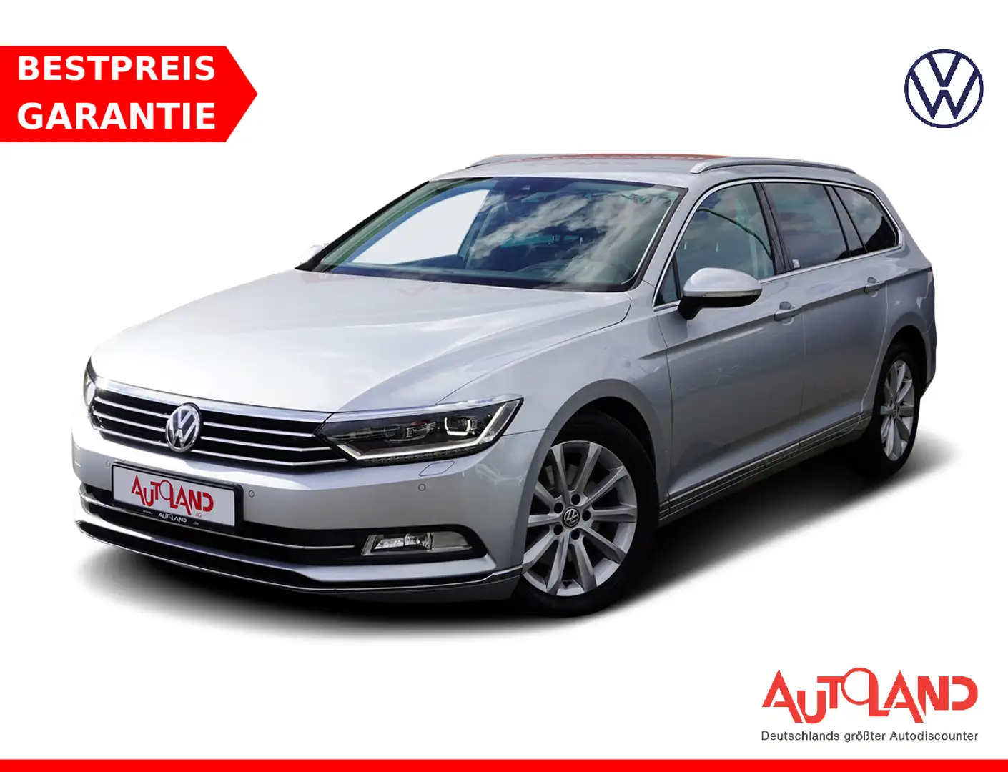 Volkswagen Passat Variant 2.0 Highline LED ACC Head-Up Navi Gris - 1