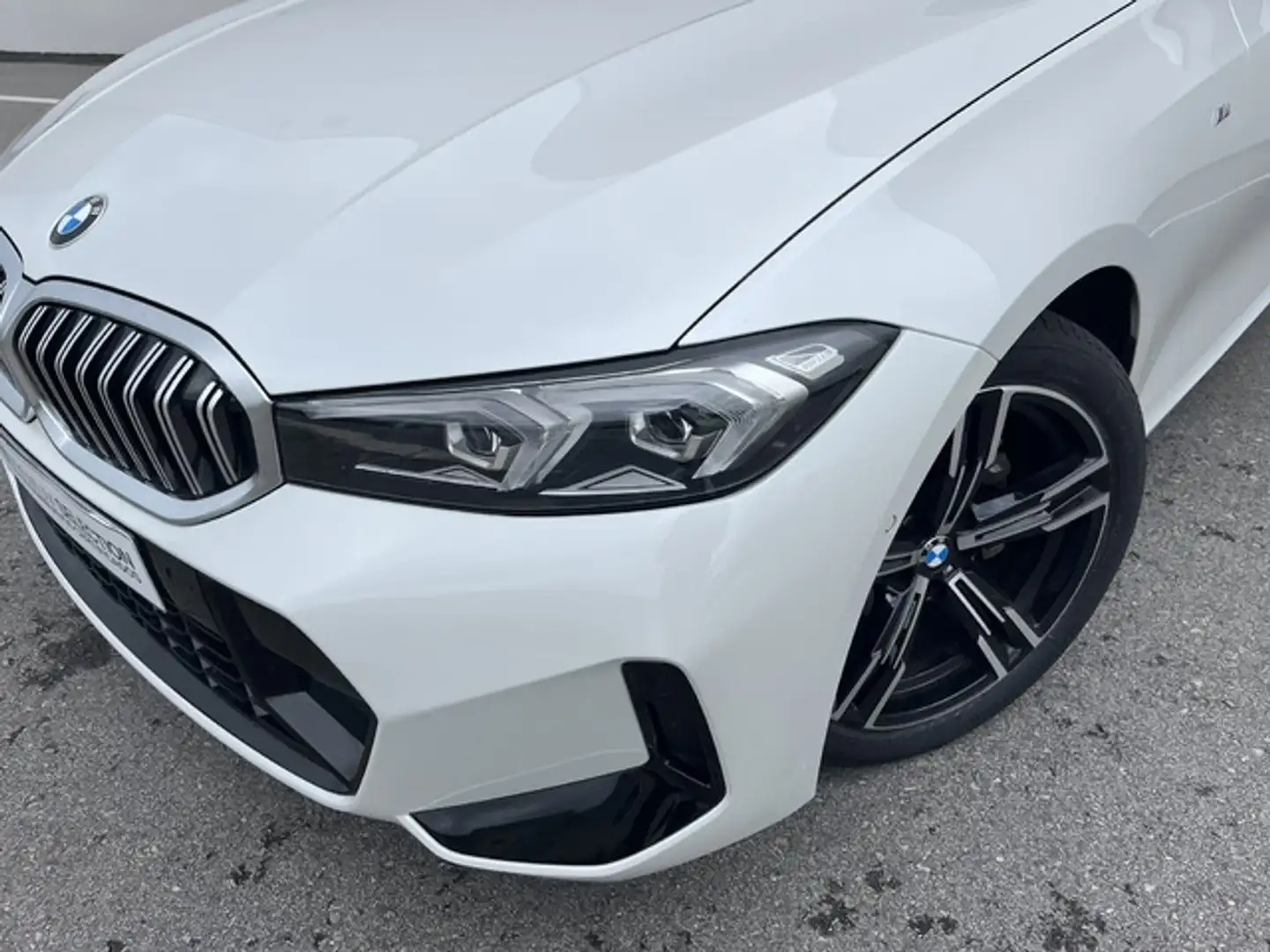 BMW 318 318dA Touring Bianco - 2