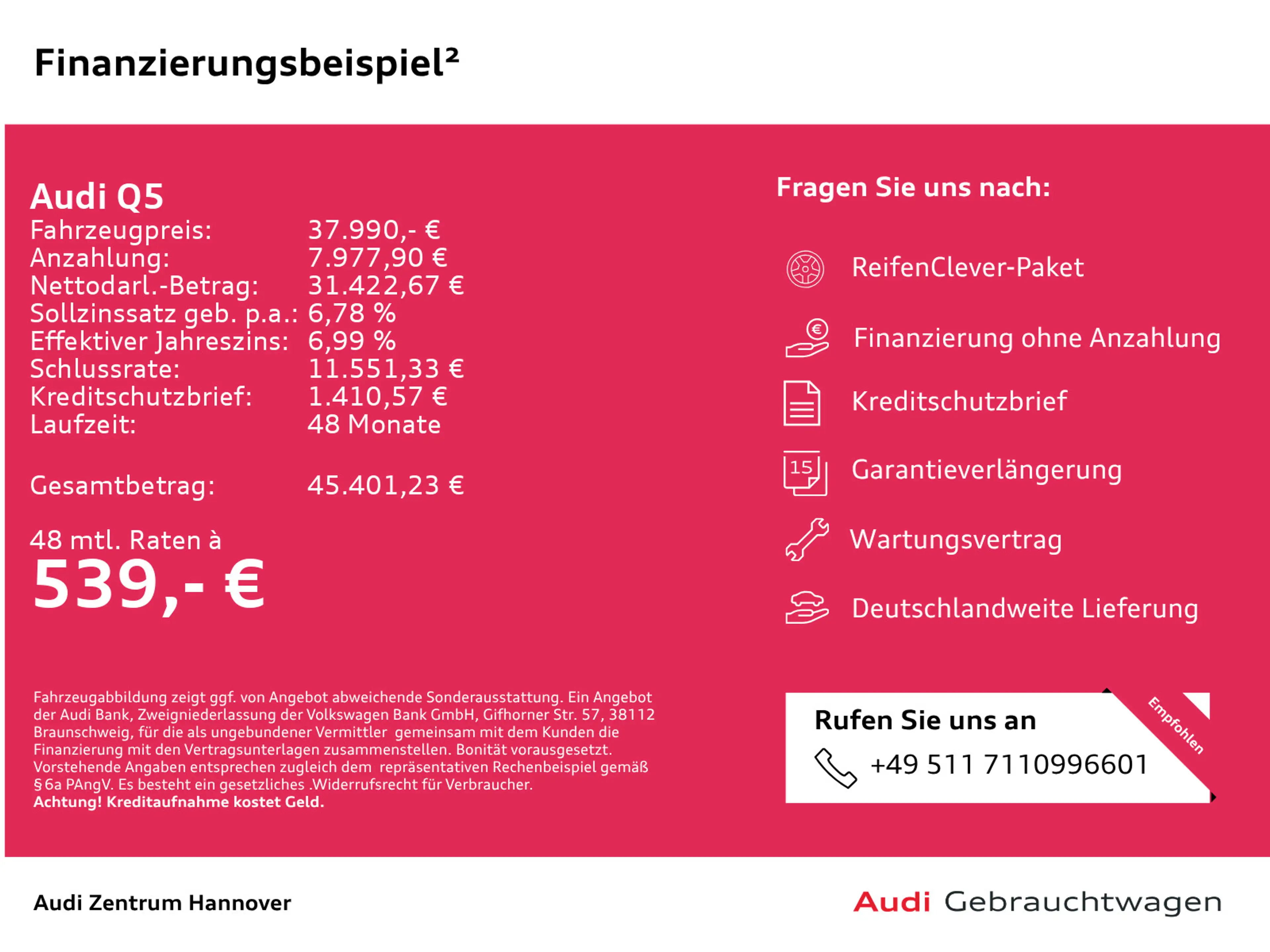 Audi Q5 advanced 40 TFSI quattro Panorama-Glasdach,vi — photo 2