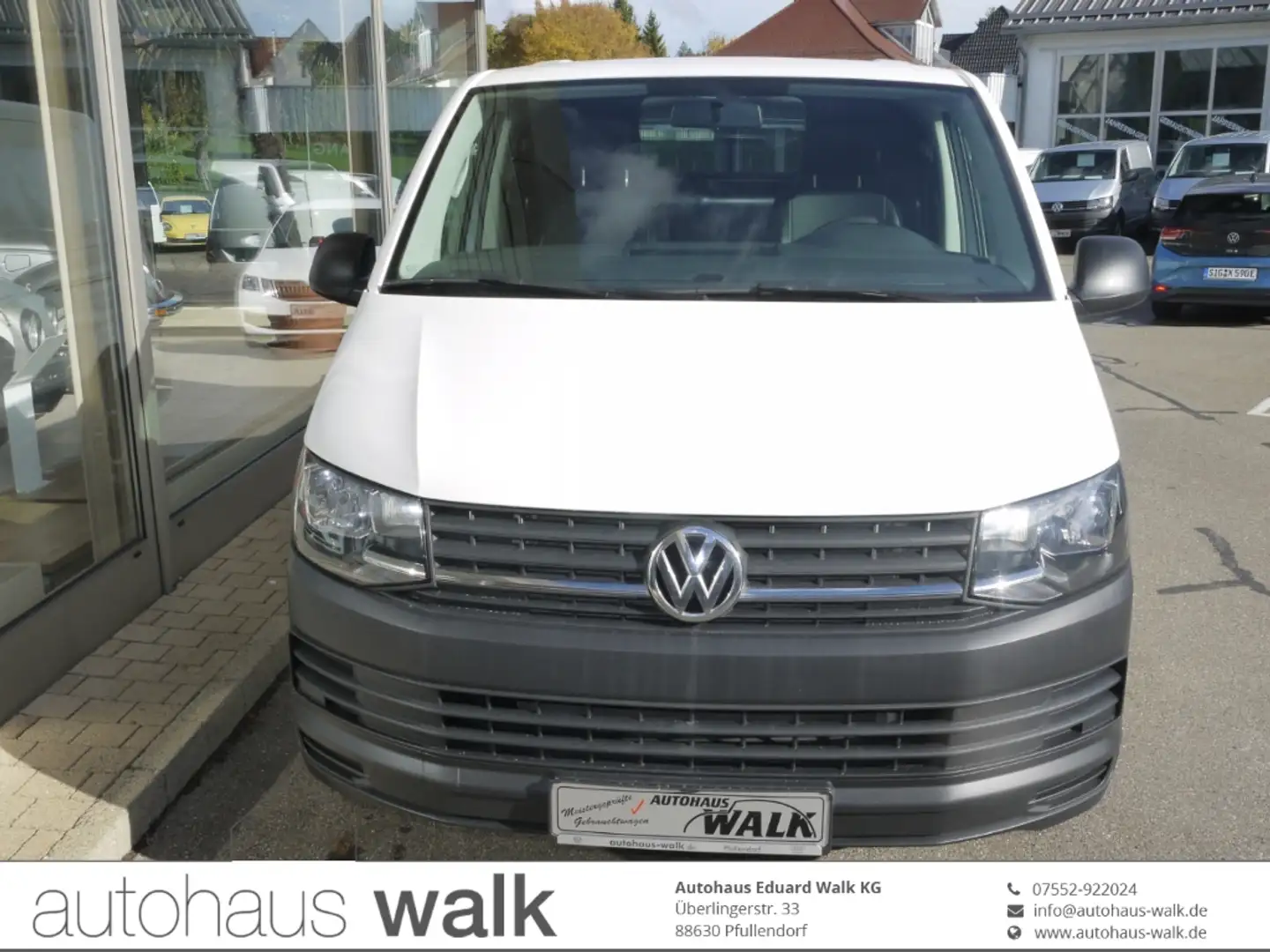 Volkswagen T6 Transporter 2.0 TDI Klima Flügeltüren NAVI GRA Weiß - 1