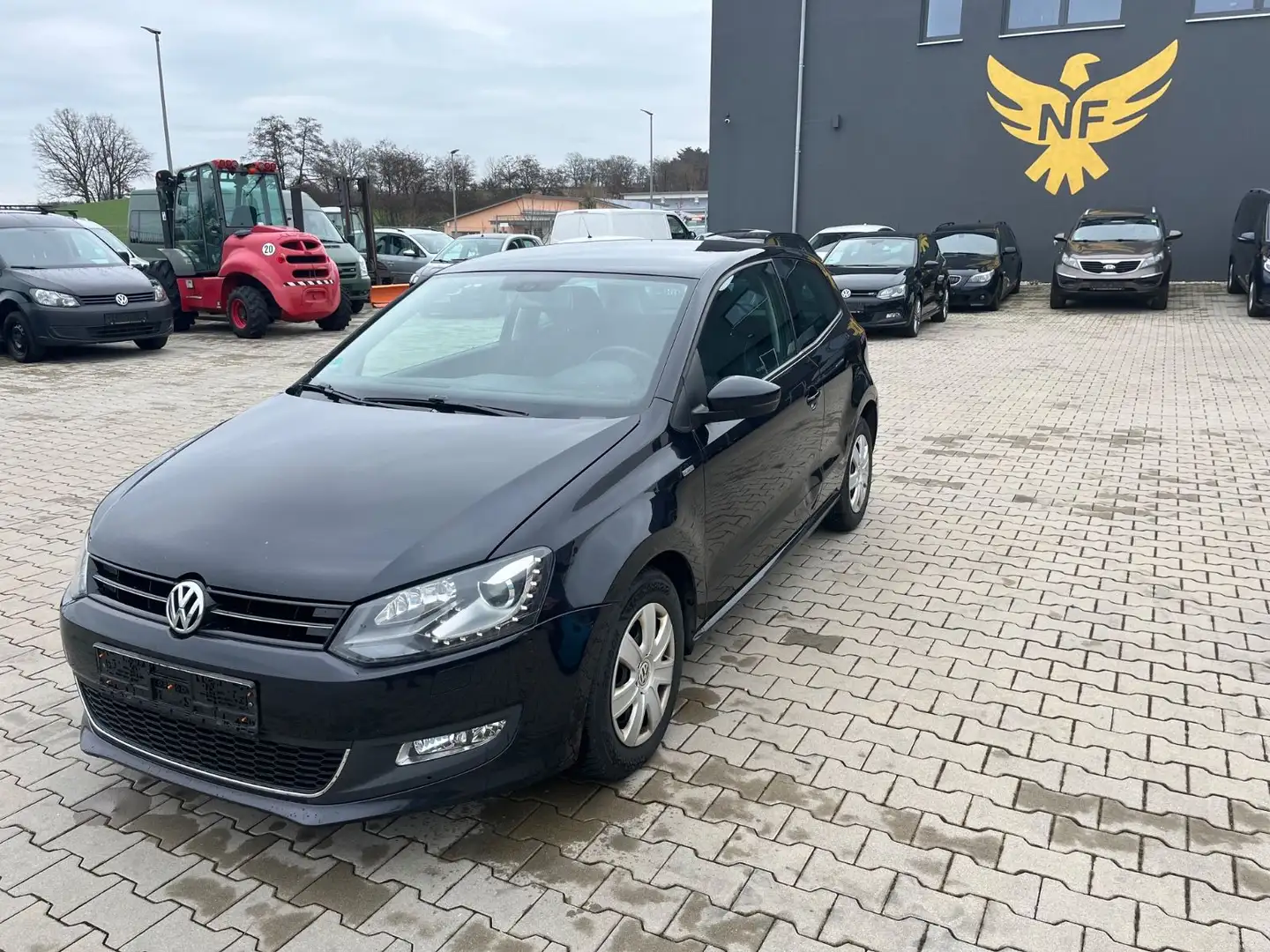 Volkswagen Polo V Match 1.6TDI,Seitenschaden,Hagelschaden, Zwart - 1