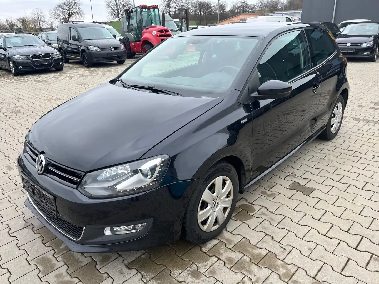 Volkswagen Polo V Match 1.6TDI,Seitenschaden,Hagelschaden, Zwart - 2