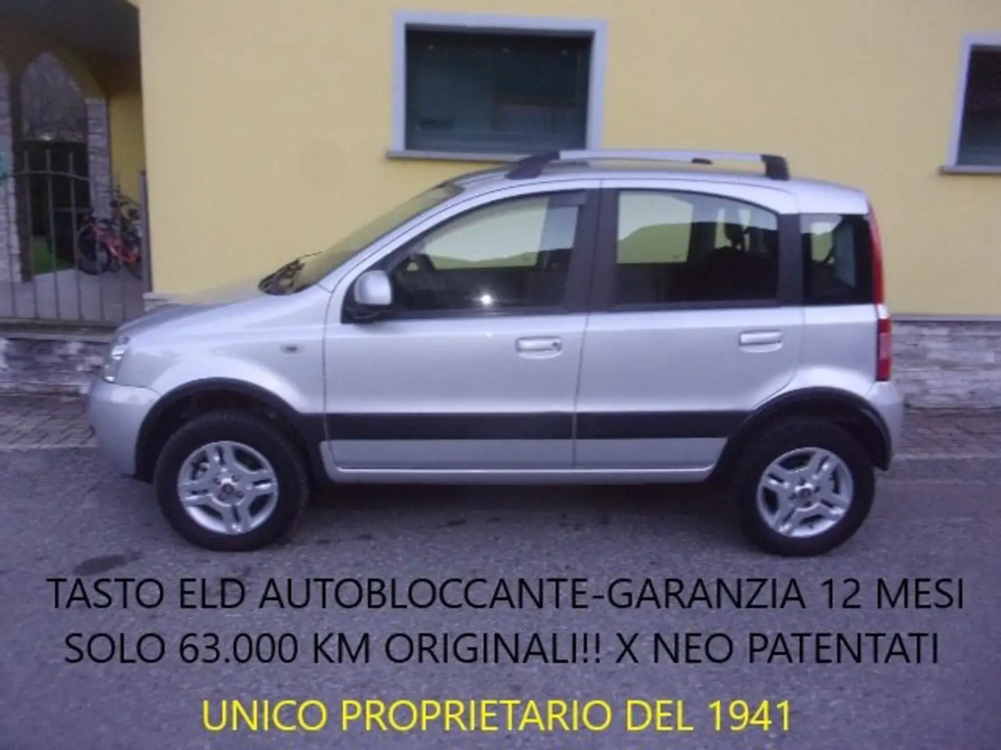 Fiat Panda 1.3 mjt 16v Climbing 4x4 75cv-63.000 KM !!! Argento - 2