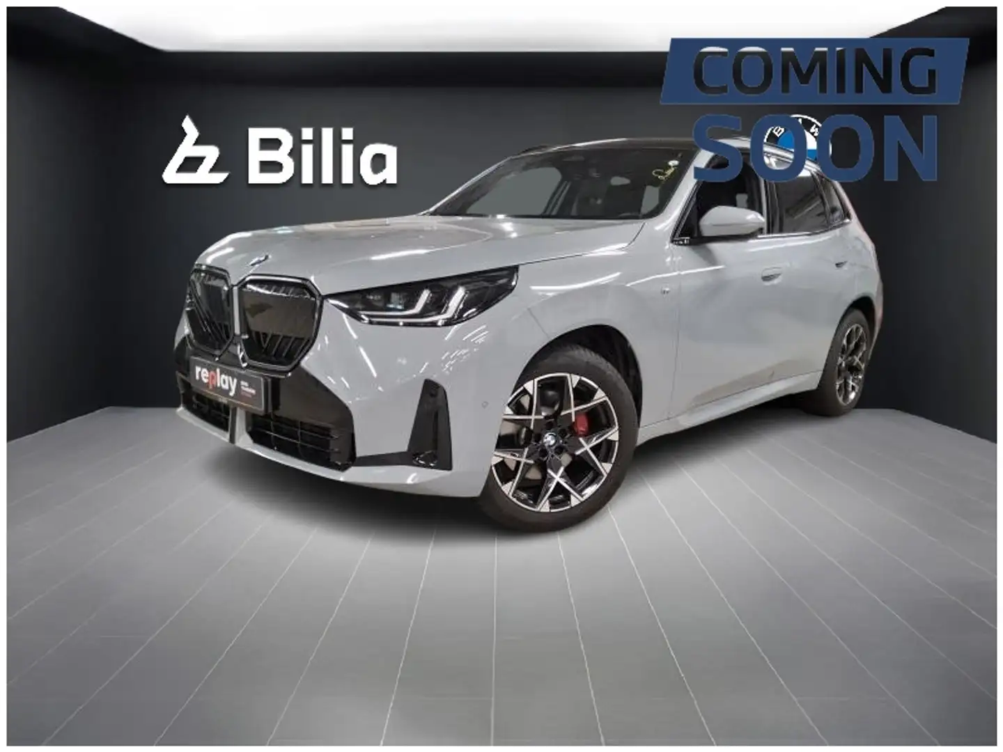 BMW X3 20d m-sport Gris - 1