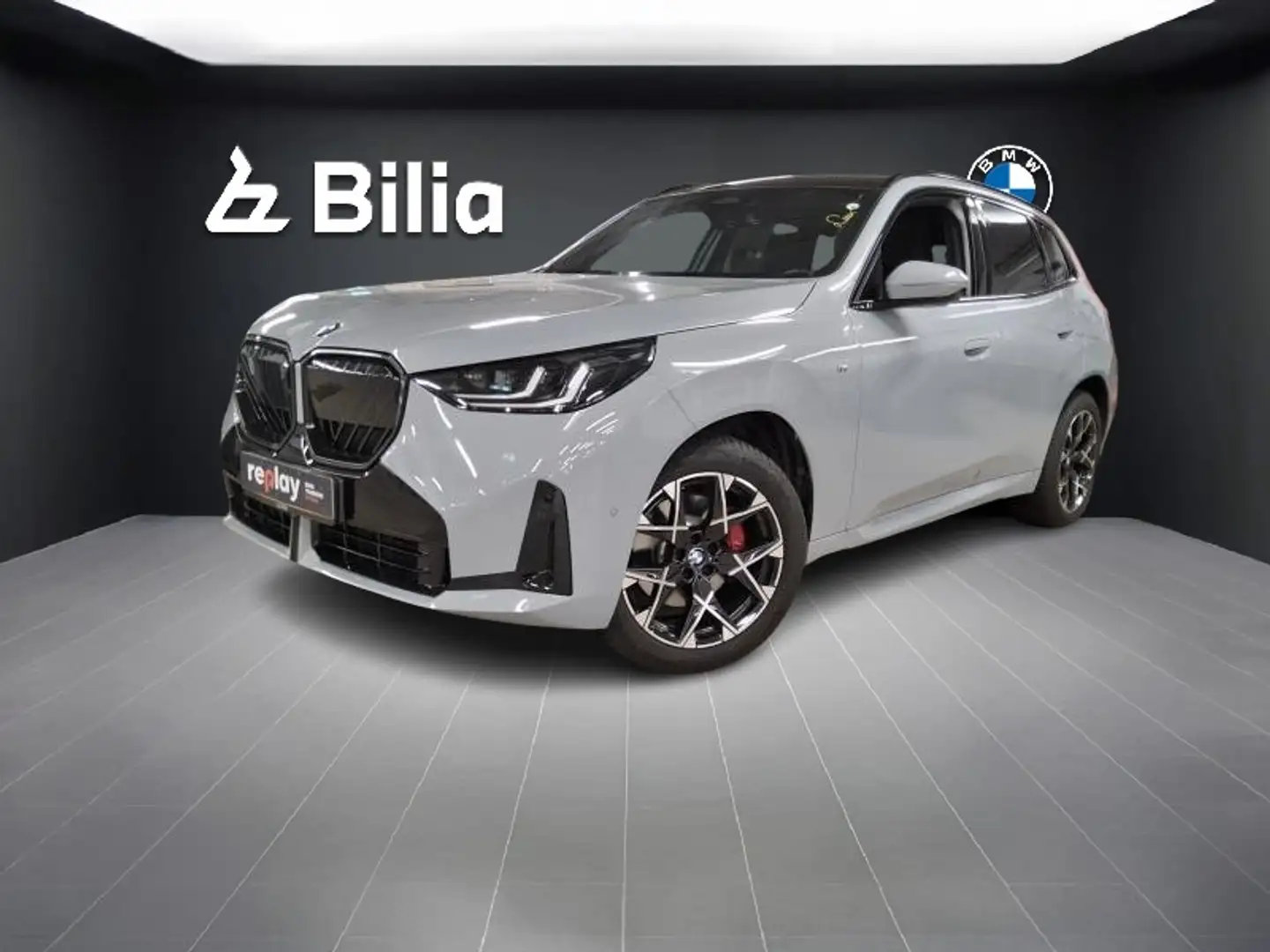 BMW X3 20d m-sport Gris - 2