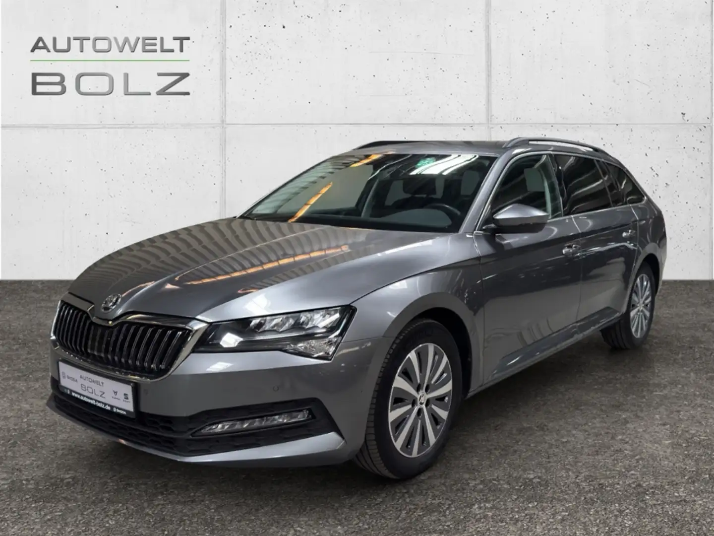 Skoda Superb Combi 2.0 TDI Ambition Navi DigiCock LED ACC El. H Grey - 1