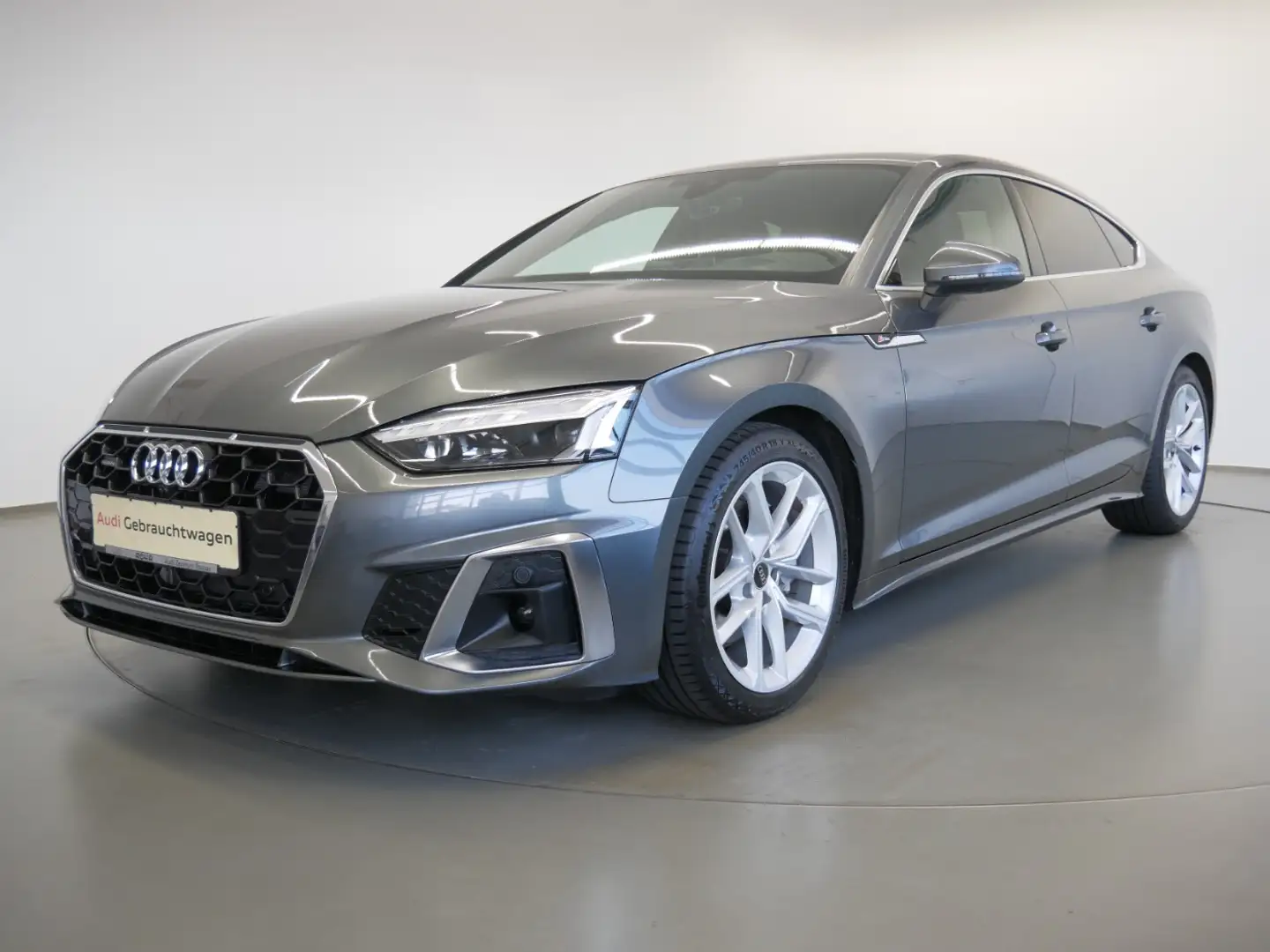 Audi A5 Sportback 40 TDI quattro S line S tro. MATRIX AHK Grau - 2