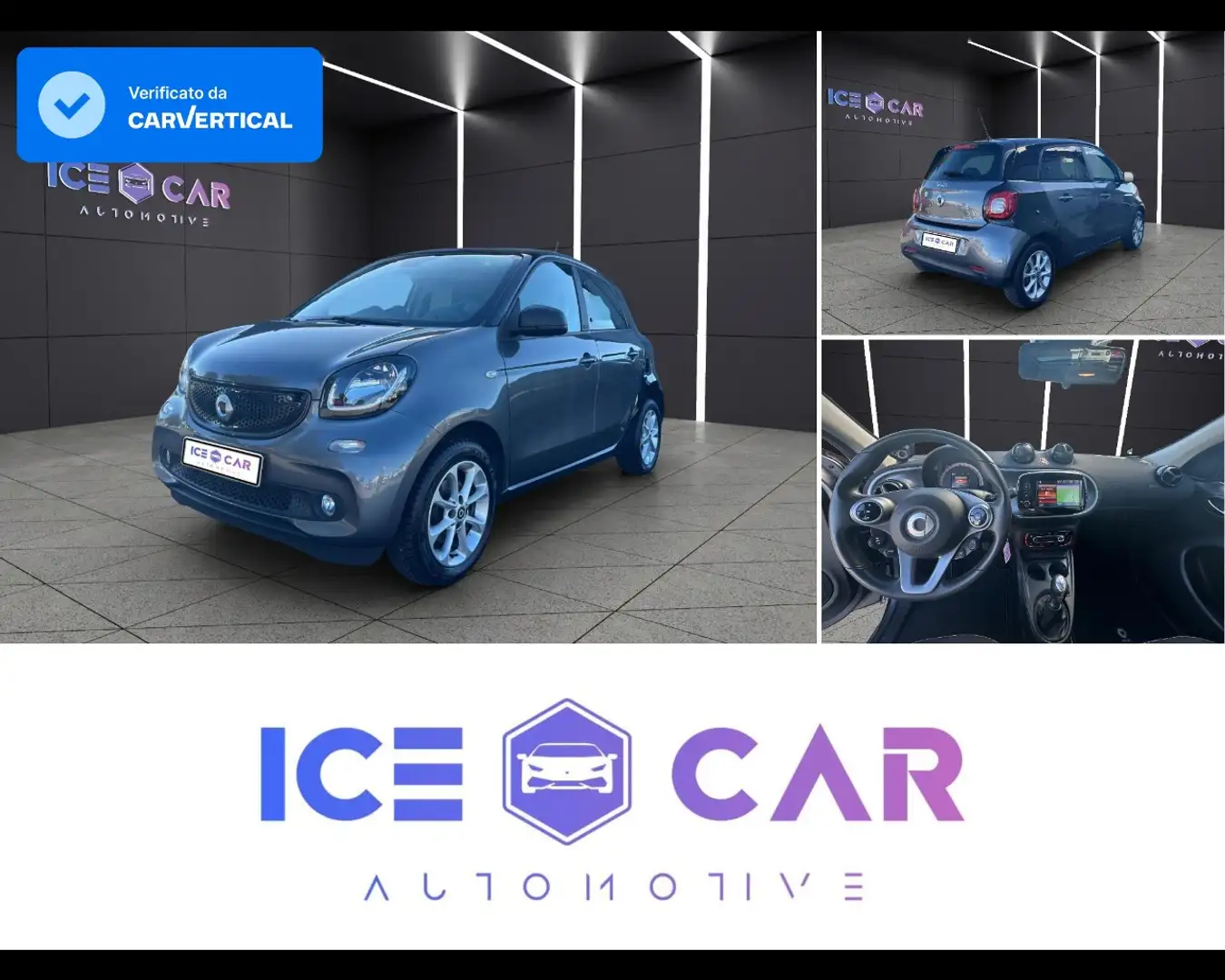 smart forFour 90 0.9 Turbo Passion Grigio - 1