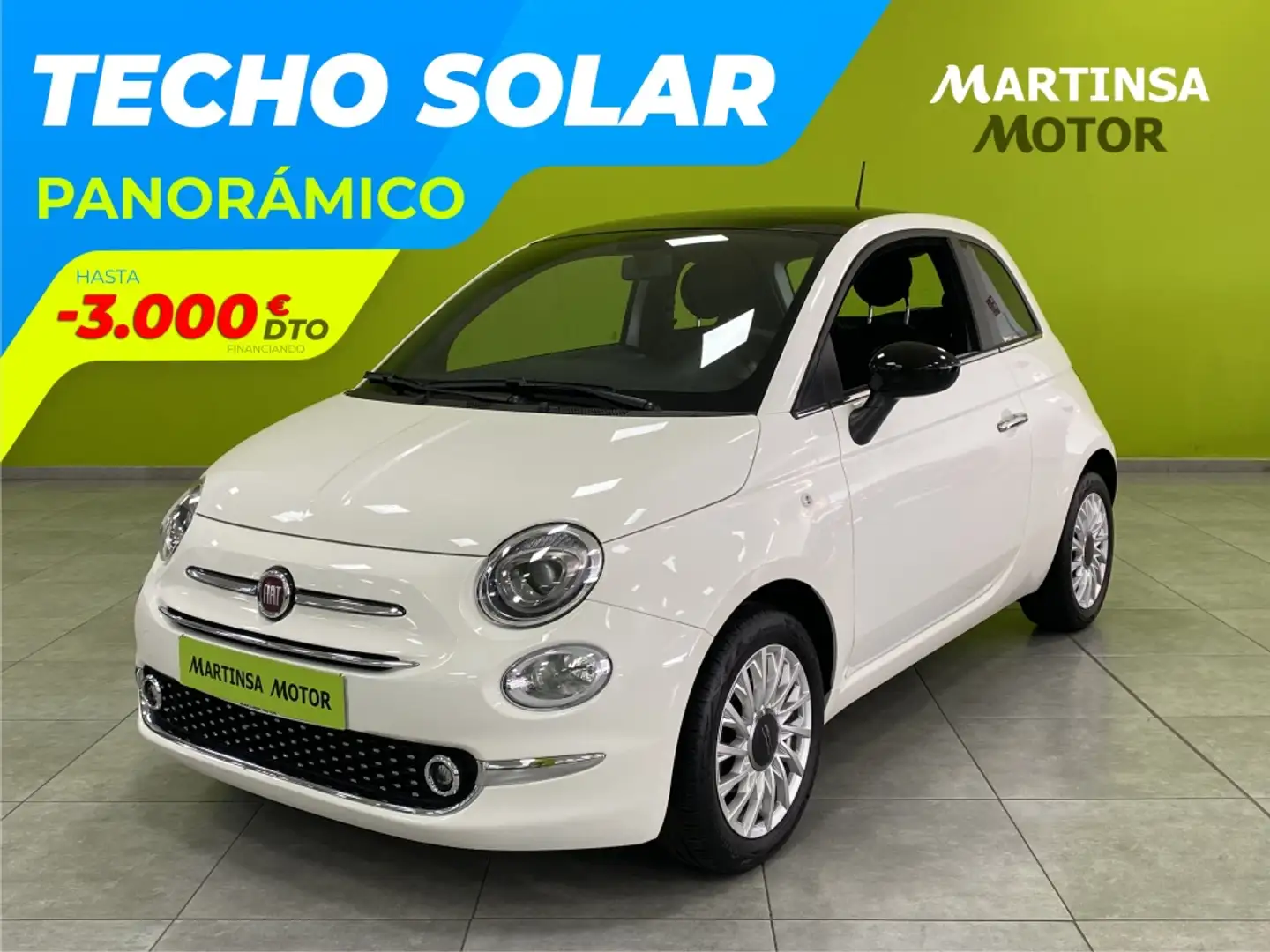 Fiat 500 1.0 Hybrid Dolcevita 52kW Blanco - 1
