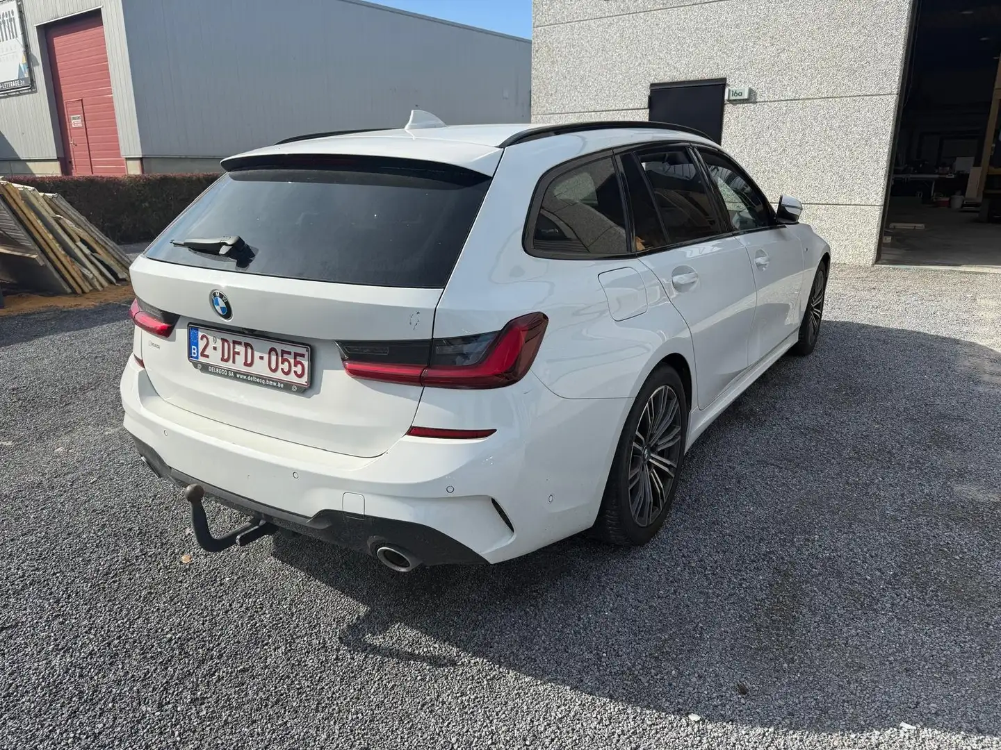 BMW 318 Touring 318iA OPF Blanc - 2