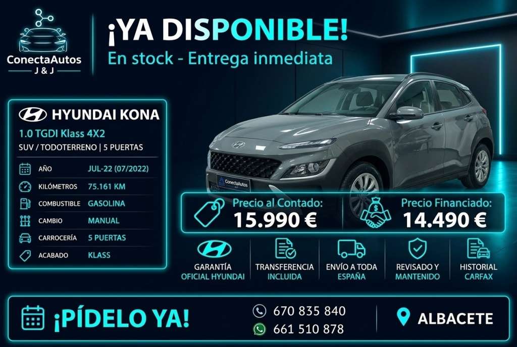 Hyundai KONA 1.0 TGDI Klass 4x2 - foto 1