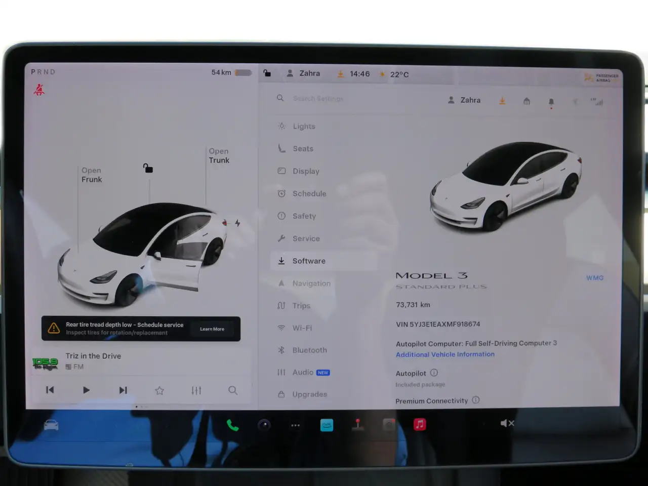 Tesla Model 3 снимка Tesla Model 3