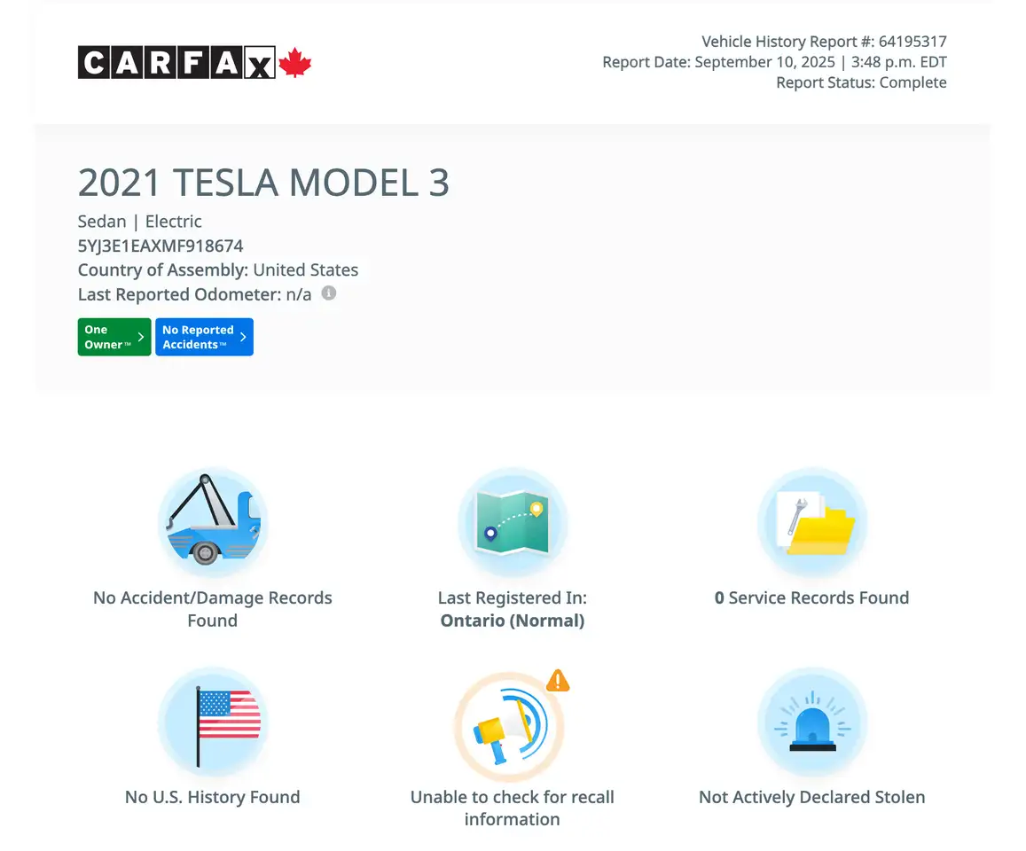 Tesla Model 3 снимка Tesla Model 3