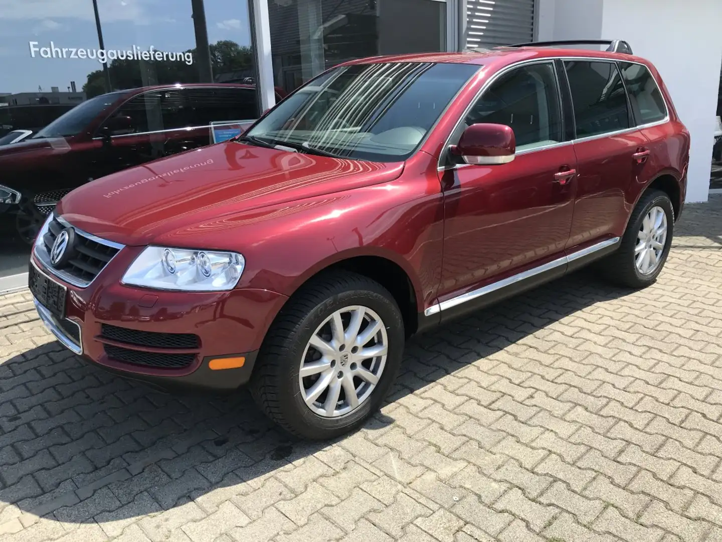 Volkswagen Touareg 4,2 V8 AHK*Leder*Schiebedach*Memory* Czerwony - 2