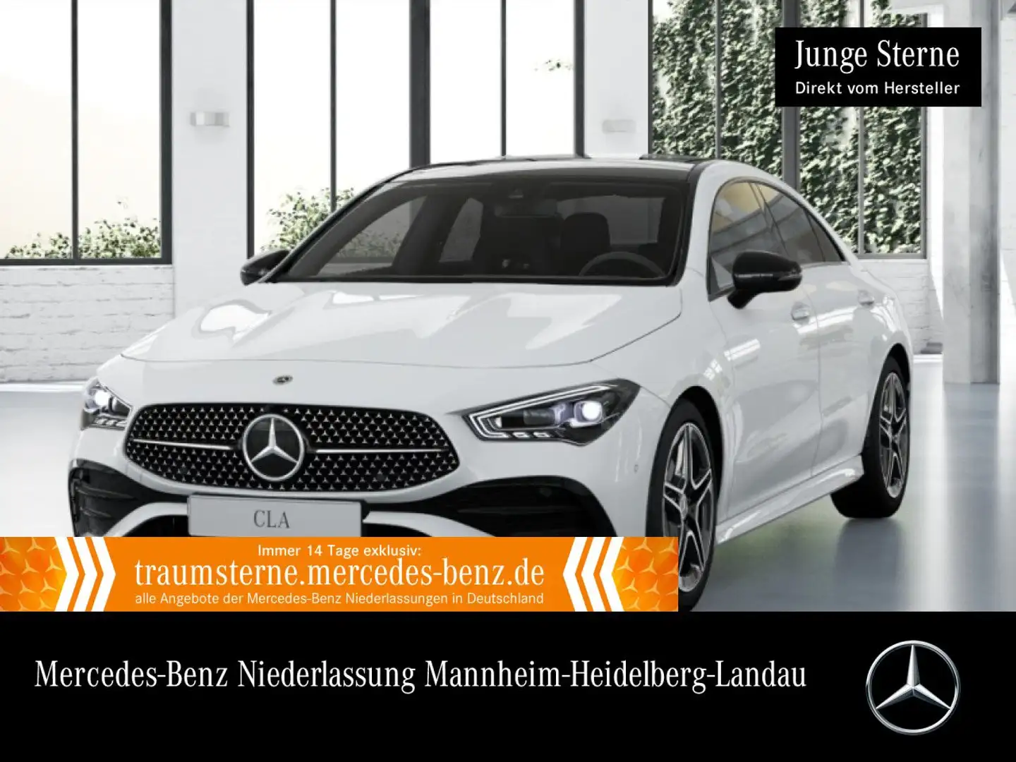 Mercedes-Benz CLA 200 AMG+NIGHT+PANO+AHK+MULTIBEAM+KAMERA+TOTW Blanc - 1