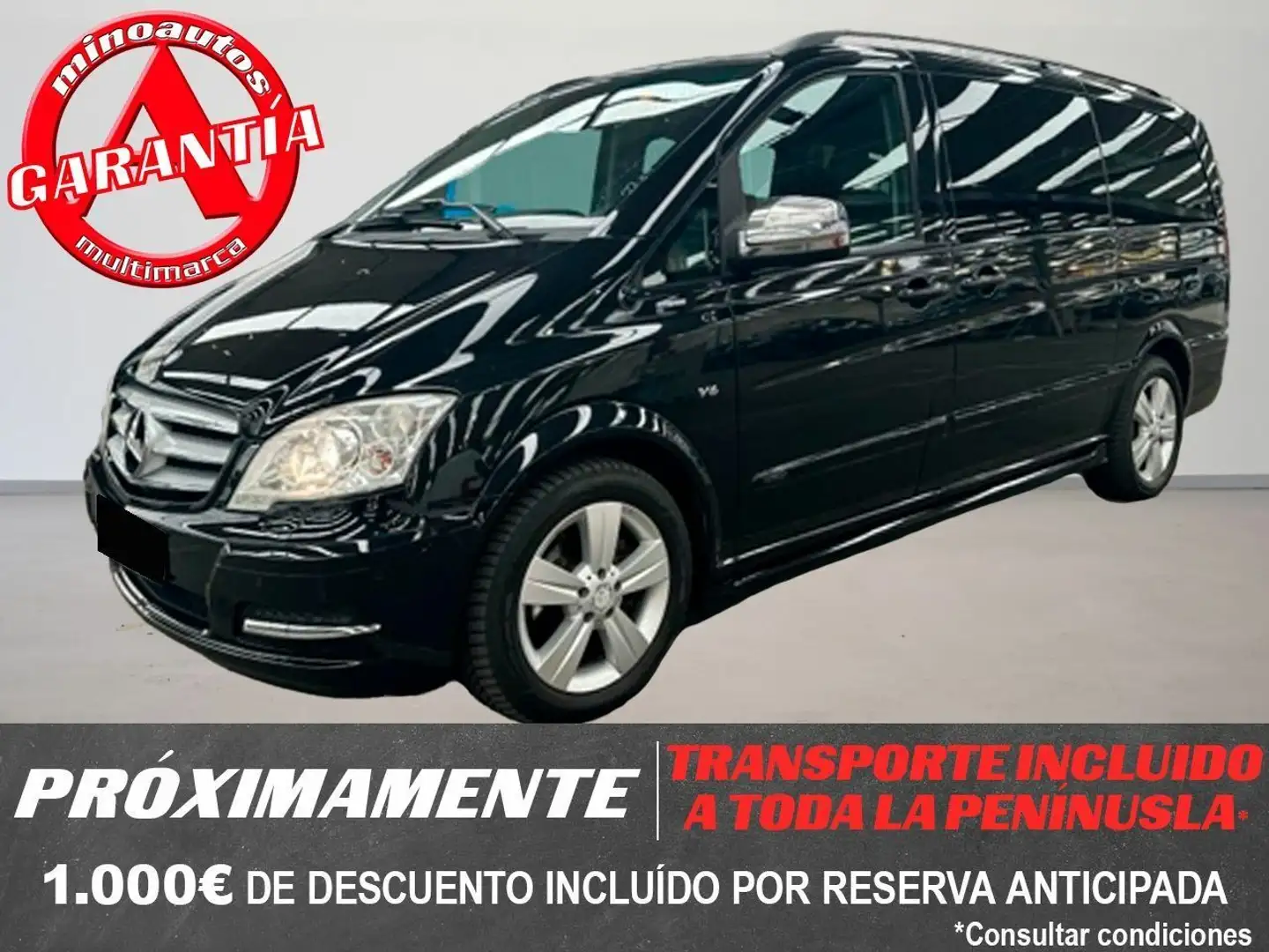 Mercedes-Benz Viano 3.0CDI Avantgarde Largo Aut. Schwarz - 1