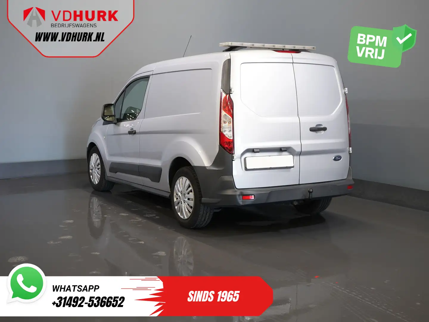 Ford Transit Connect 1.5 TDCI 75 pk BPM VRIJ! EURO 6/ NL Auto/ Airco/ T Argent - 2