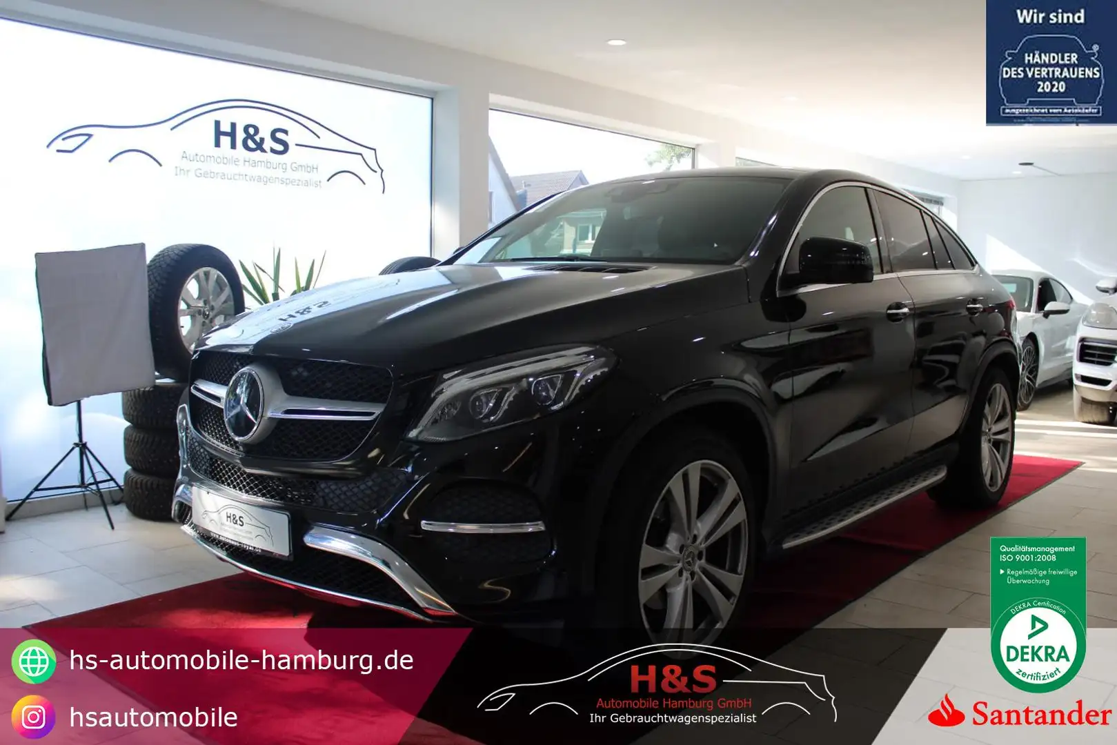 Mercedes-Benz GLE 350 d 4Matic *PANORAMA*NAVI*AHK*360 GRAD KAMERA* Schwarz - 1